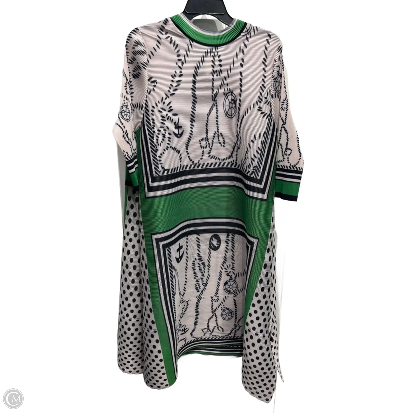 Dress Casual Short By N BY NANCY In Black & Green, Size: M