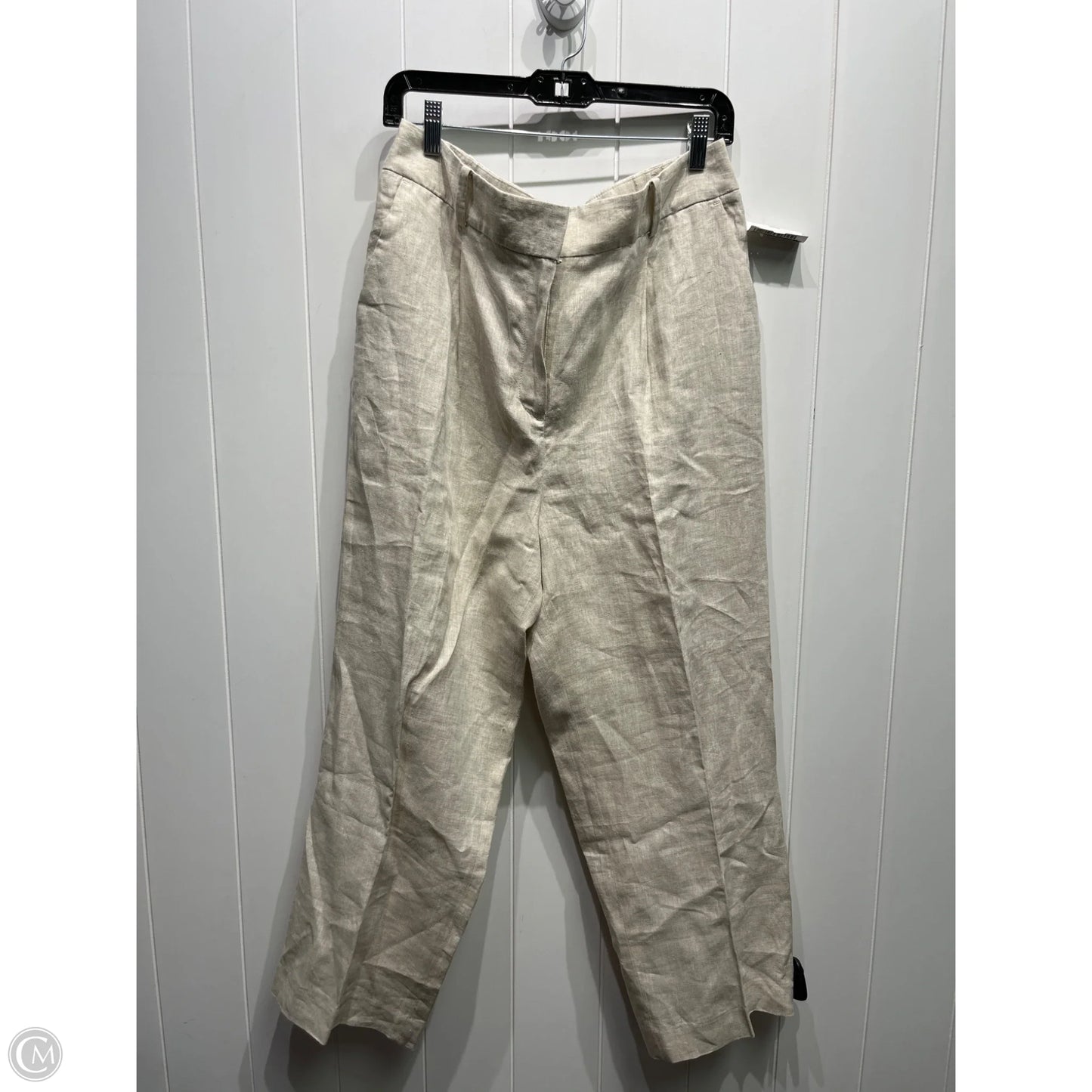 Pants Linen By Talbots In Tan, Size: 12