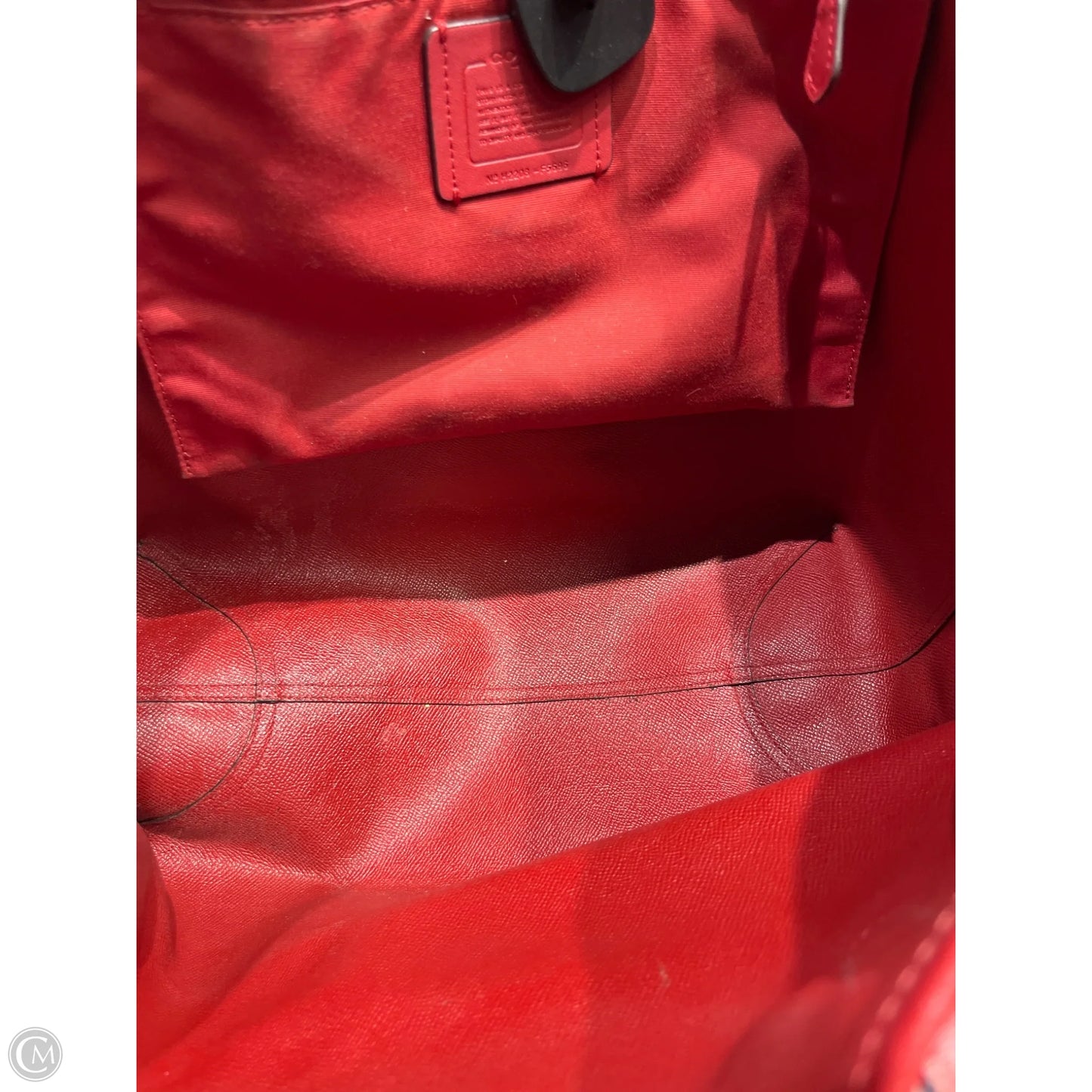 Tote Designer By Coach, Size: Large