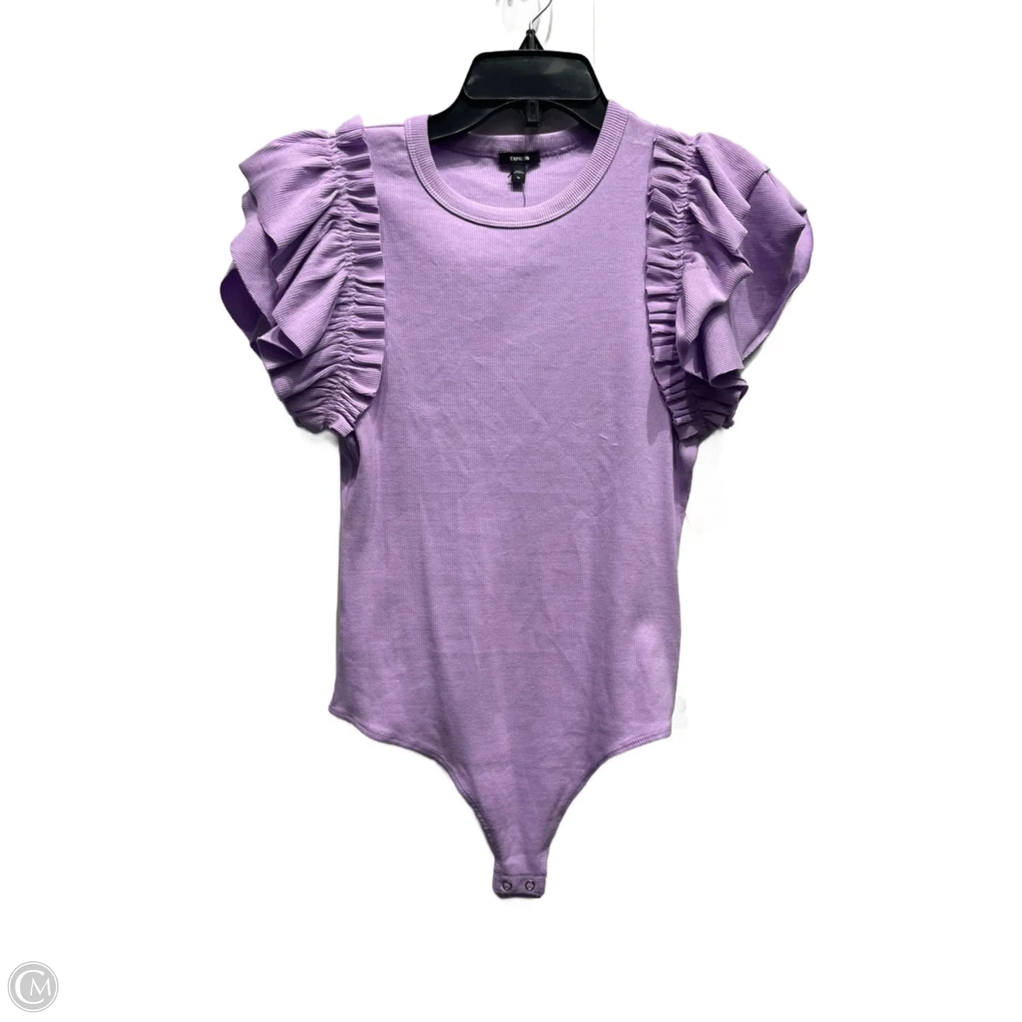 Bodysuit By Express In Purple, Size: M