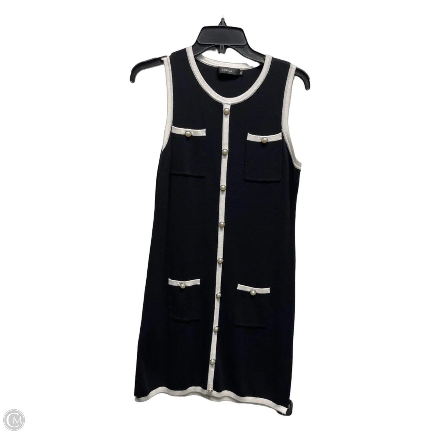 Dress Work By Zesica In Black & White, Size: M