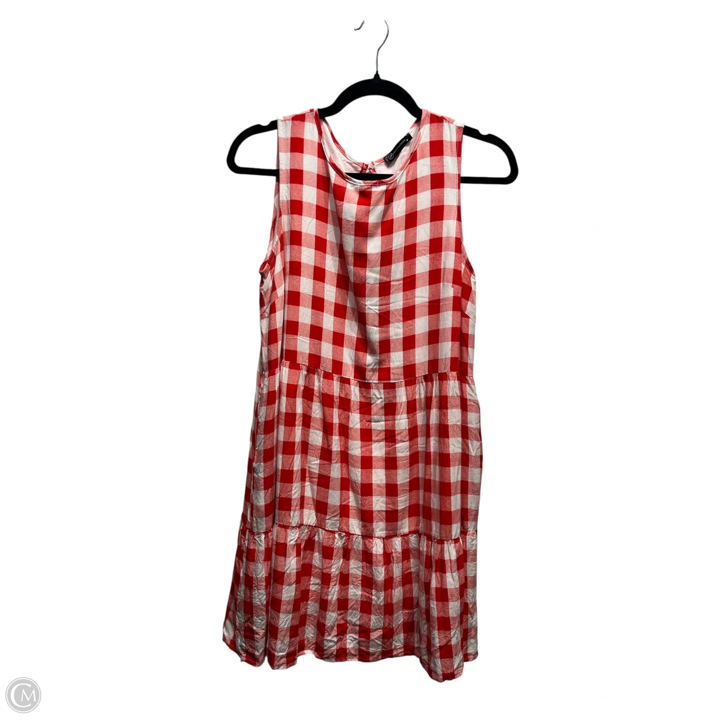 Dress Short By PRETTY GARDEN In Red & White, Size: M