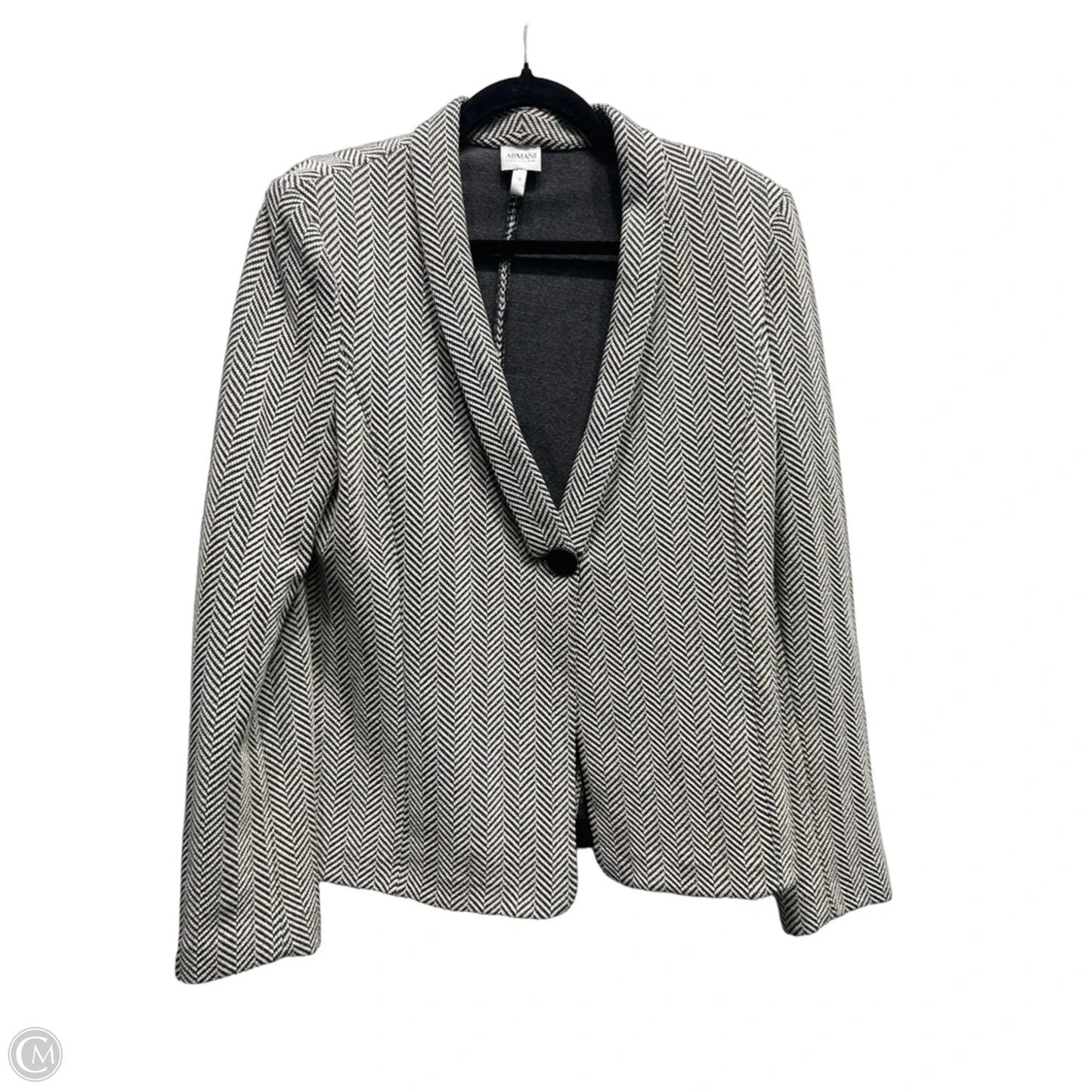 Blazer By Armani Collezoni In Black & White, Size: 10