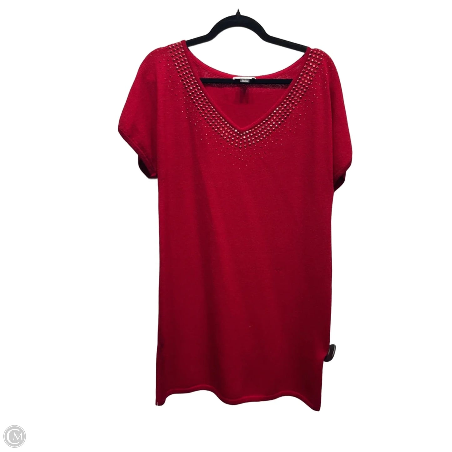 Dress Party Short By St. John In Red, Size: Lp