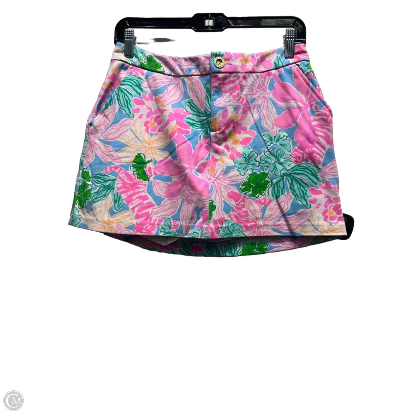 Skort Designer By Lilly Pulitzer In Blue & Pink, Size: 2