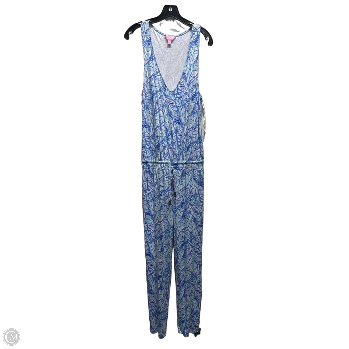 Jumpsuit Designer By Lilly Pulitzer In Blue & White, Size: Xs