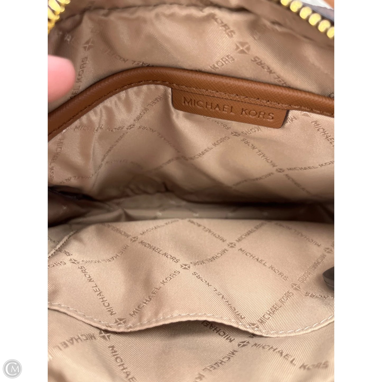 Crossbody Designer By Michael Kors, Size: Medium