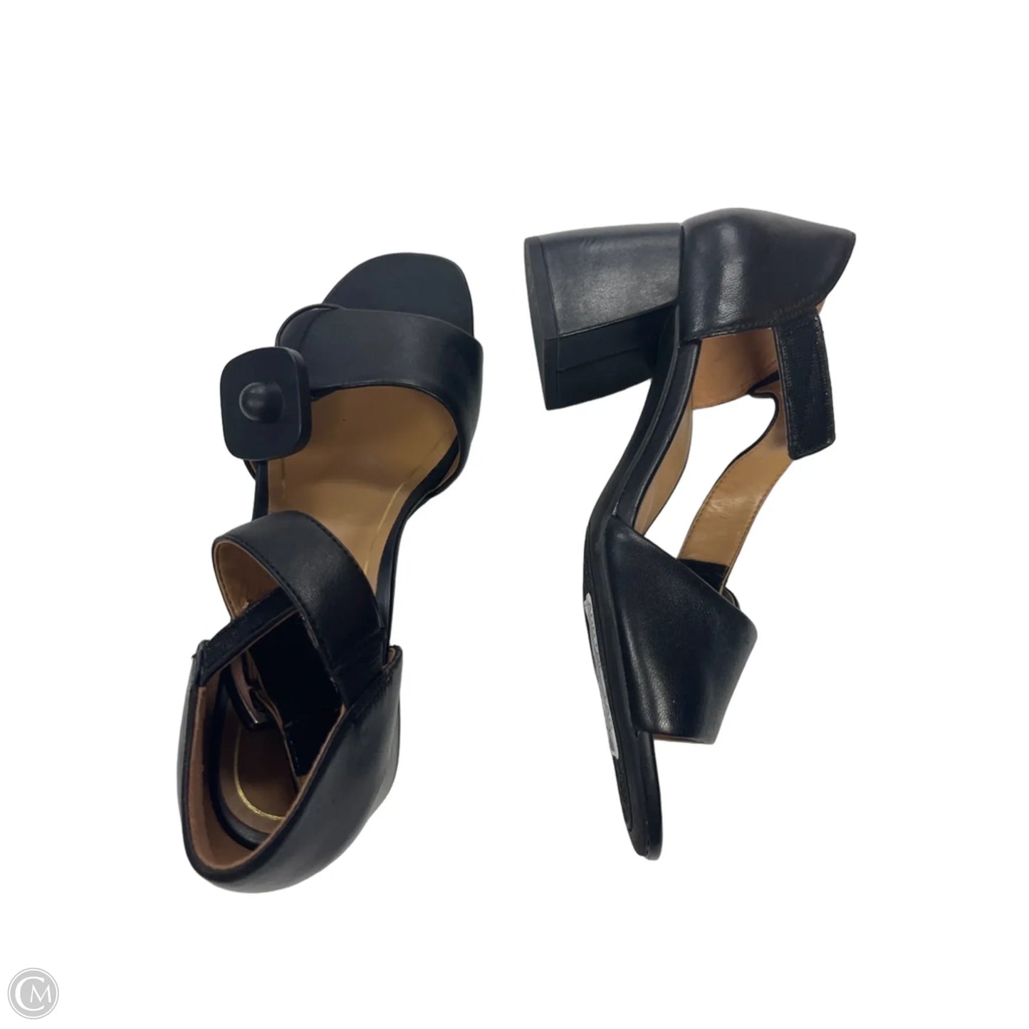 Sandals Heels Block By Vionic In Black, Size: 8