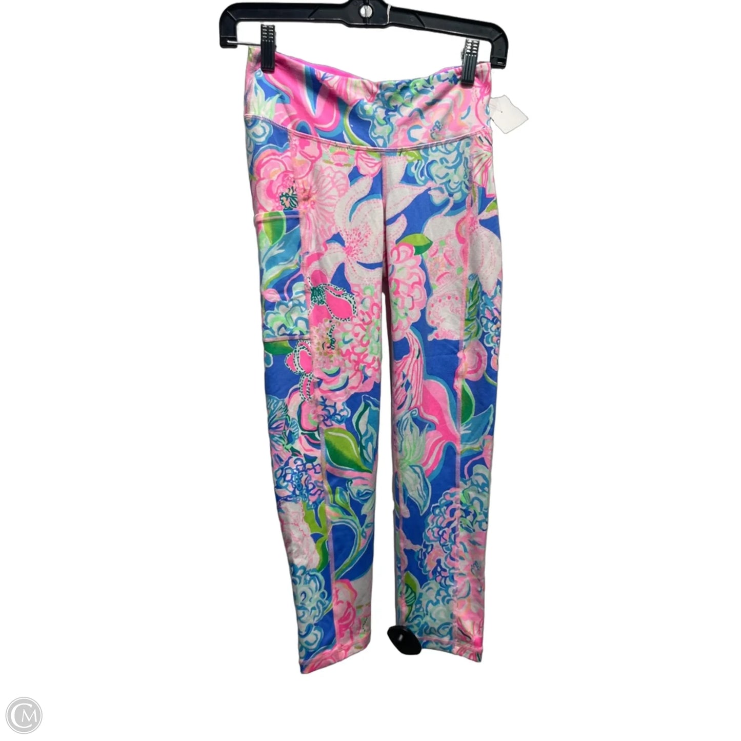 Pants Designer By Lilly Pulitzer In Blue & Pink, Size: Xs