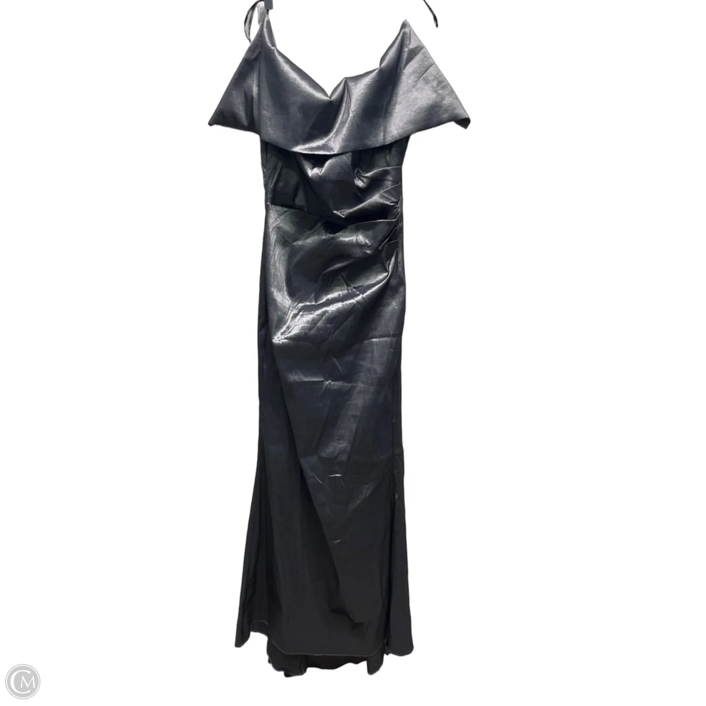 Dress Party Long By Vince Camuto In Silver, Size: 10