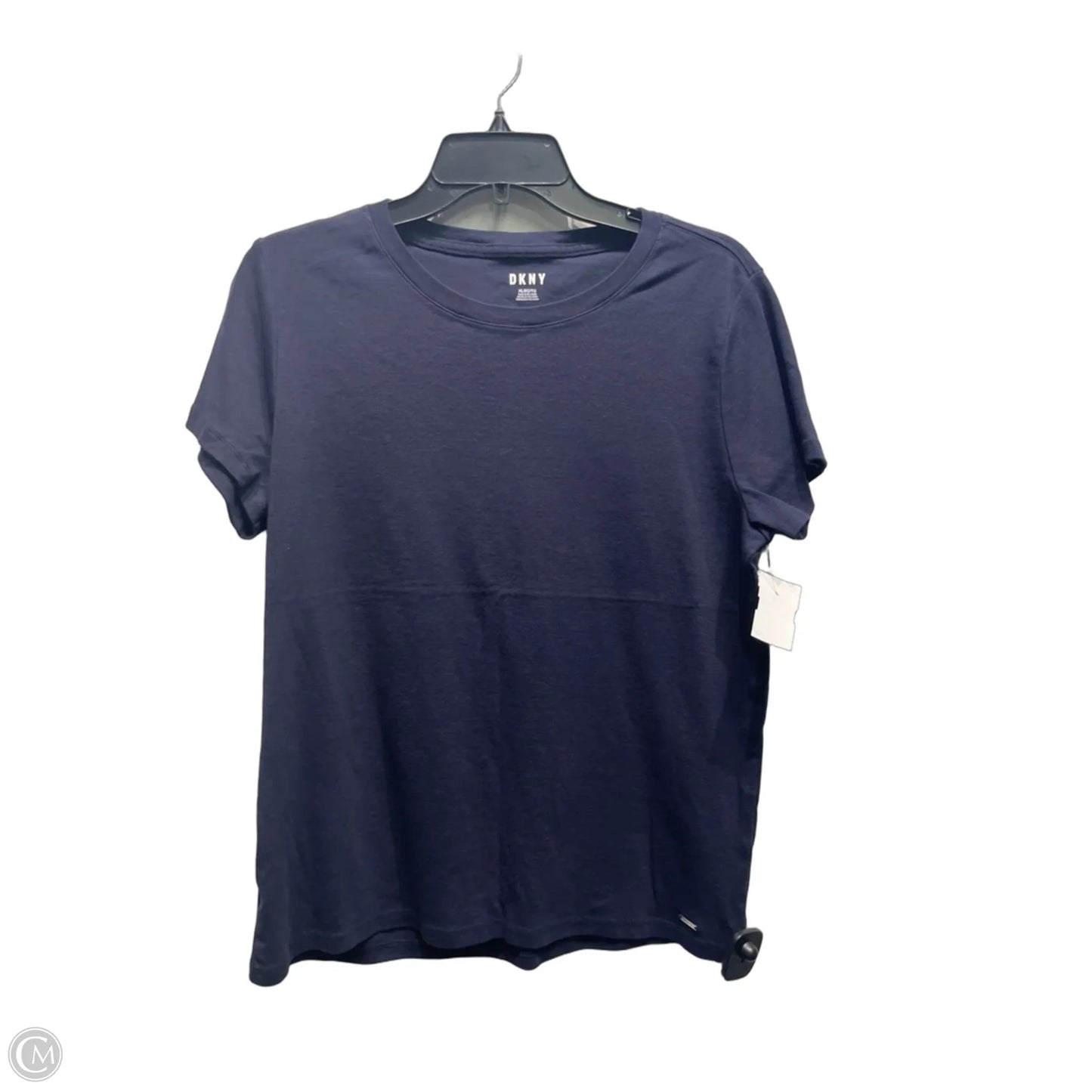 Top Short Sleeve Basic By Dkny In Navy, Size: Xl
