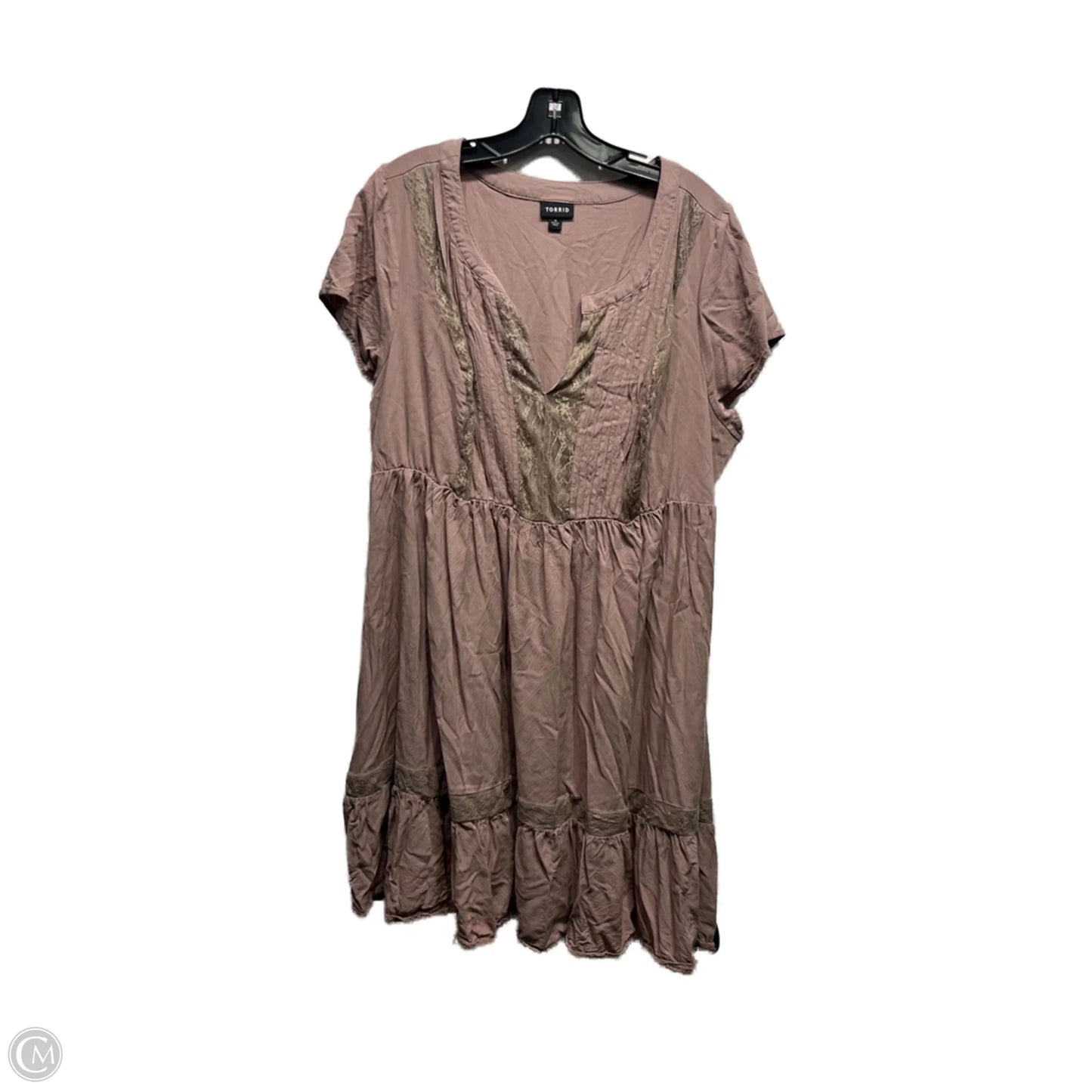 Dress Casual Short By Torrid In Taupe, Size: 2x