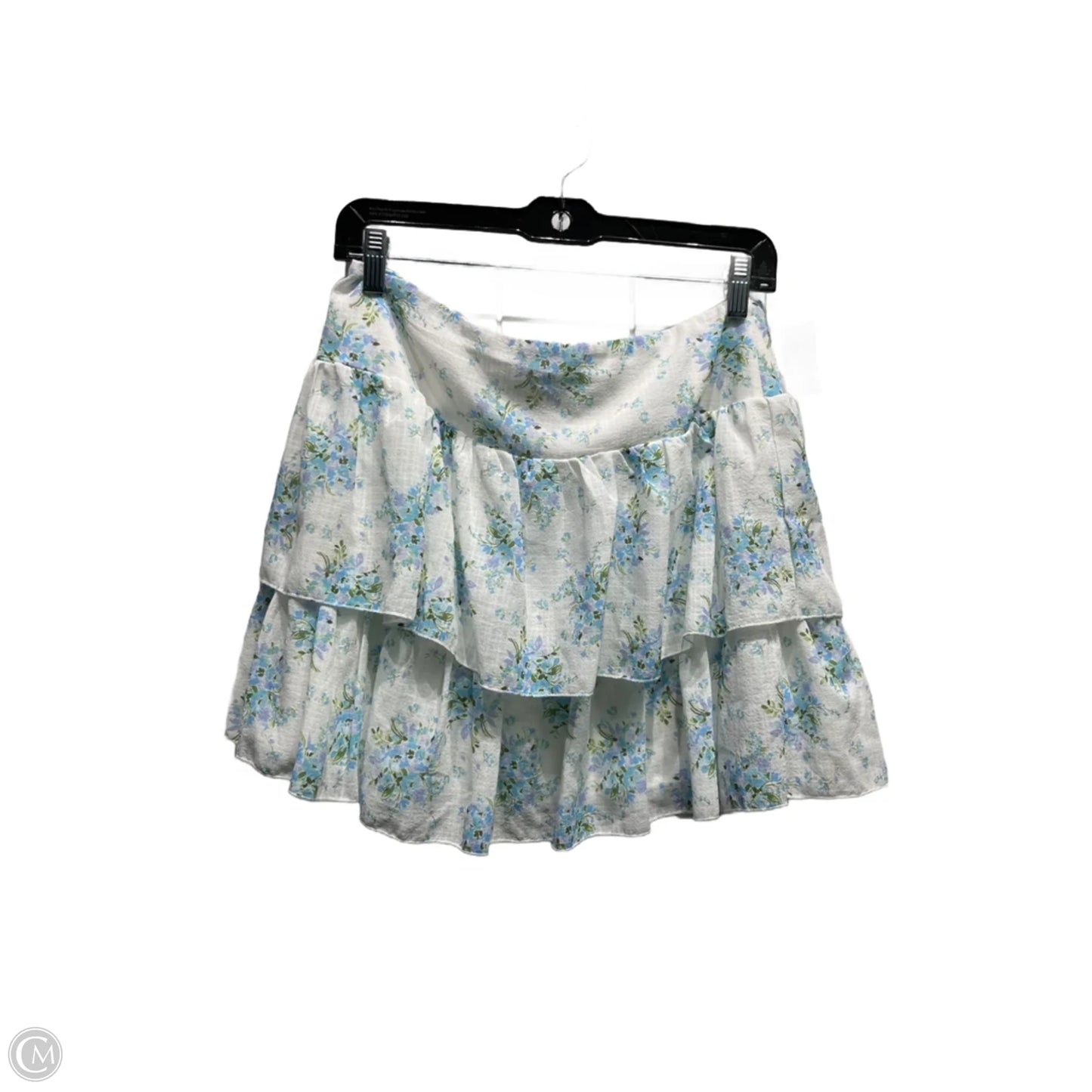 Skirt Mini & Short By Altard State In Blue & Purple, Size: Xl