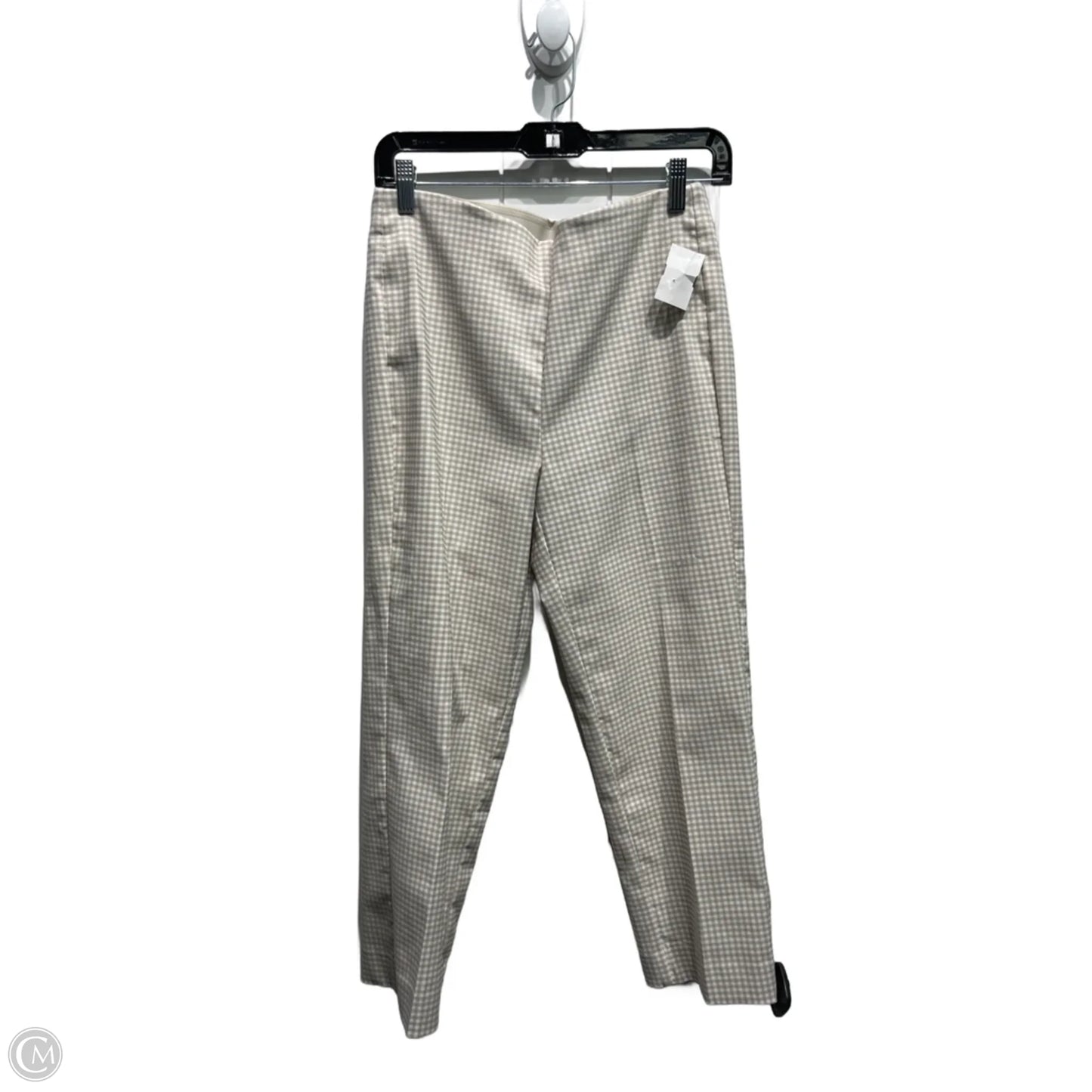 Pants Leggings By Chicos In Brown & White, Size: 6