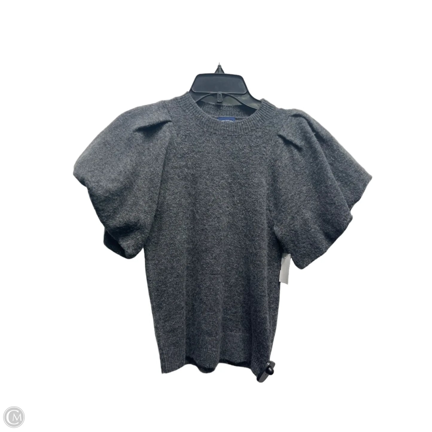 Sweater Short Sleeve By Scoop In Grey, Size: Xs