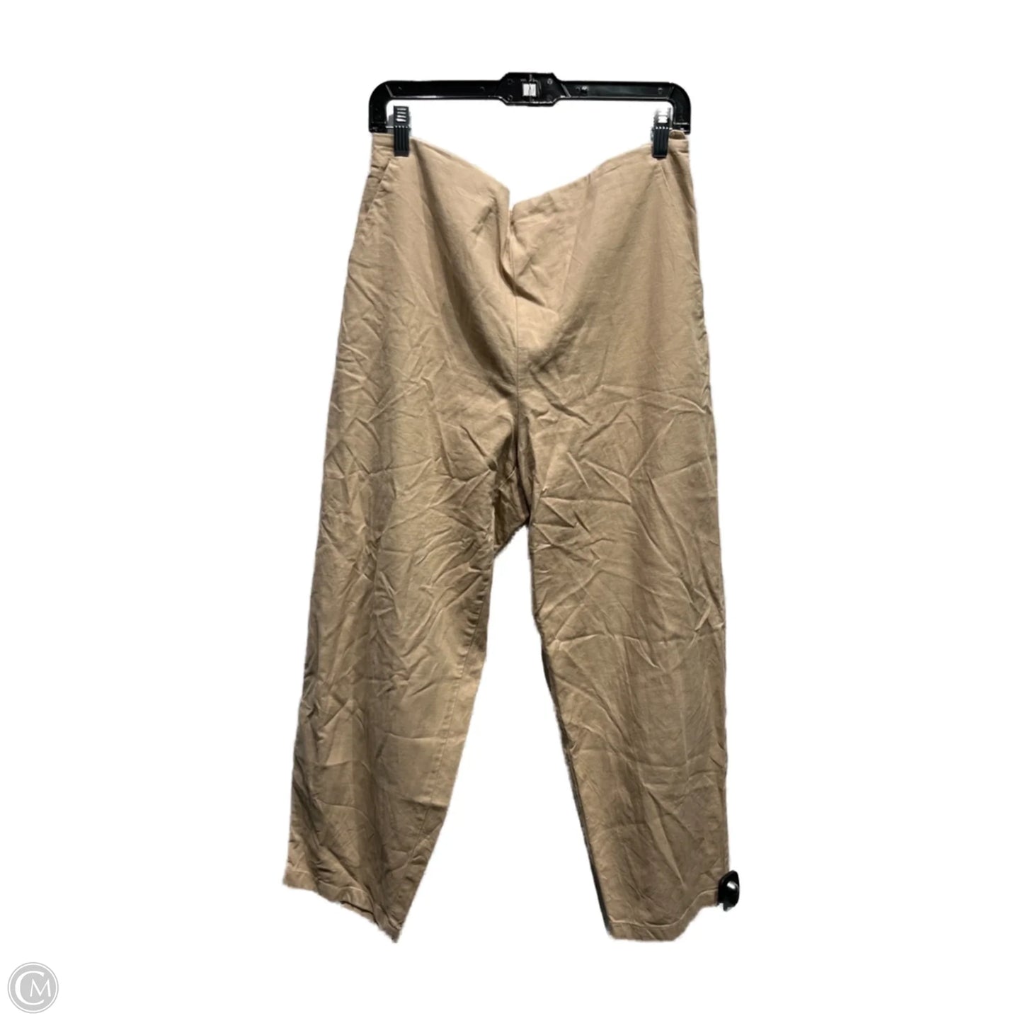 Pants Cropped By Eileen Fisher In Tan, Size: M