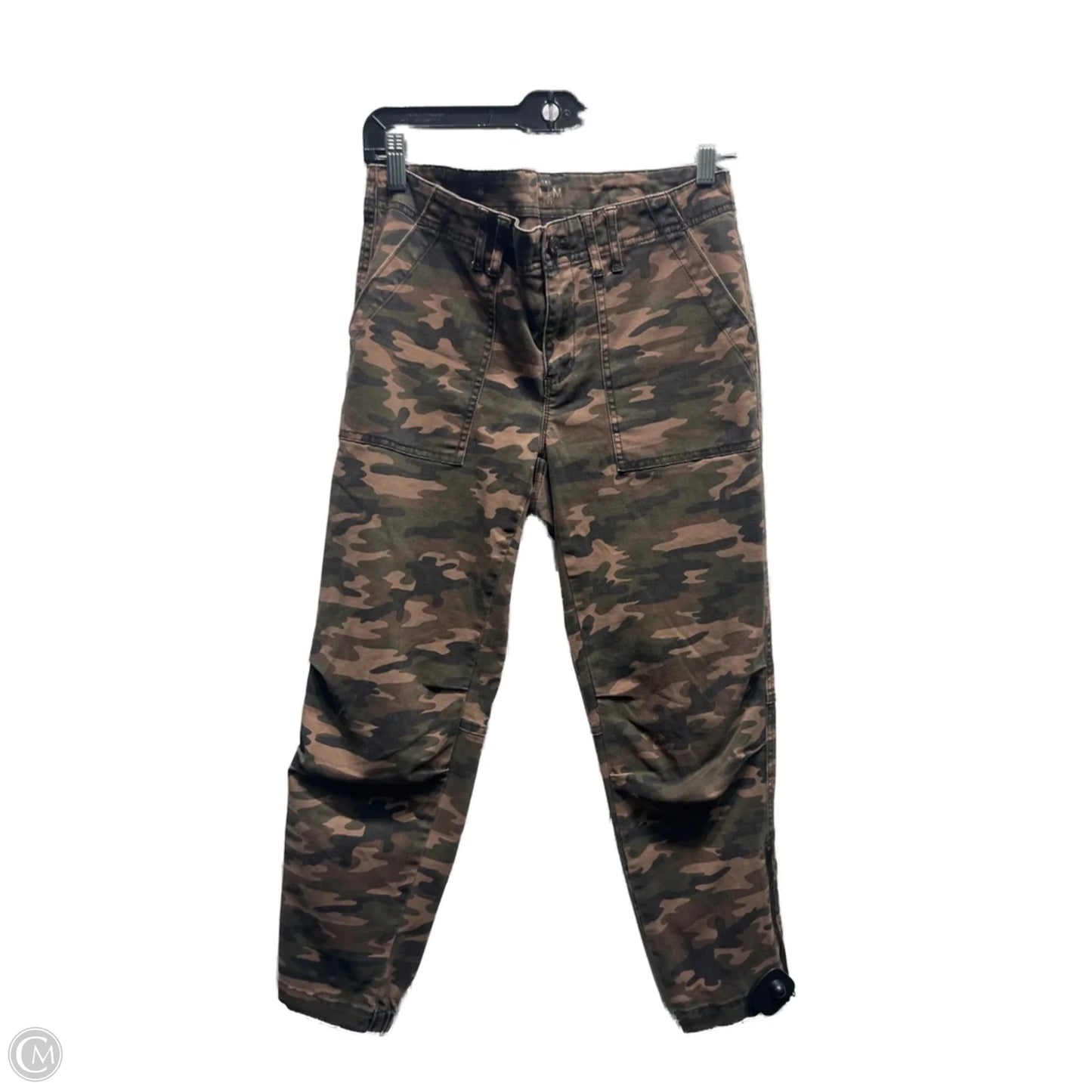 Jeans Straight By White House Black Market In Camouflage Print, Size: 6