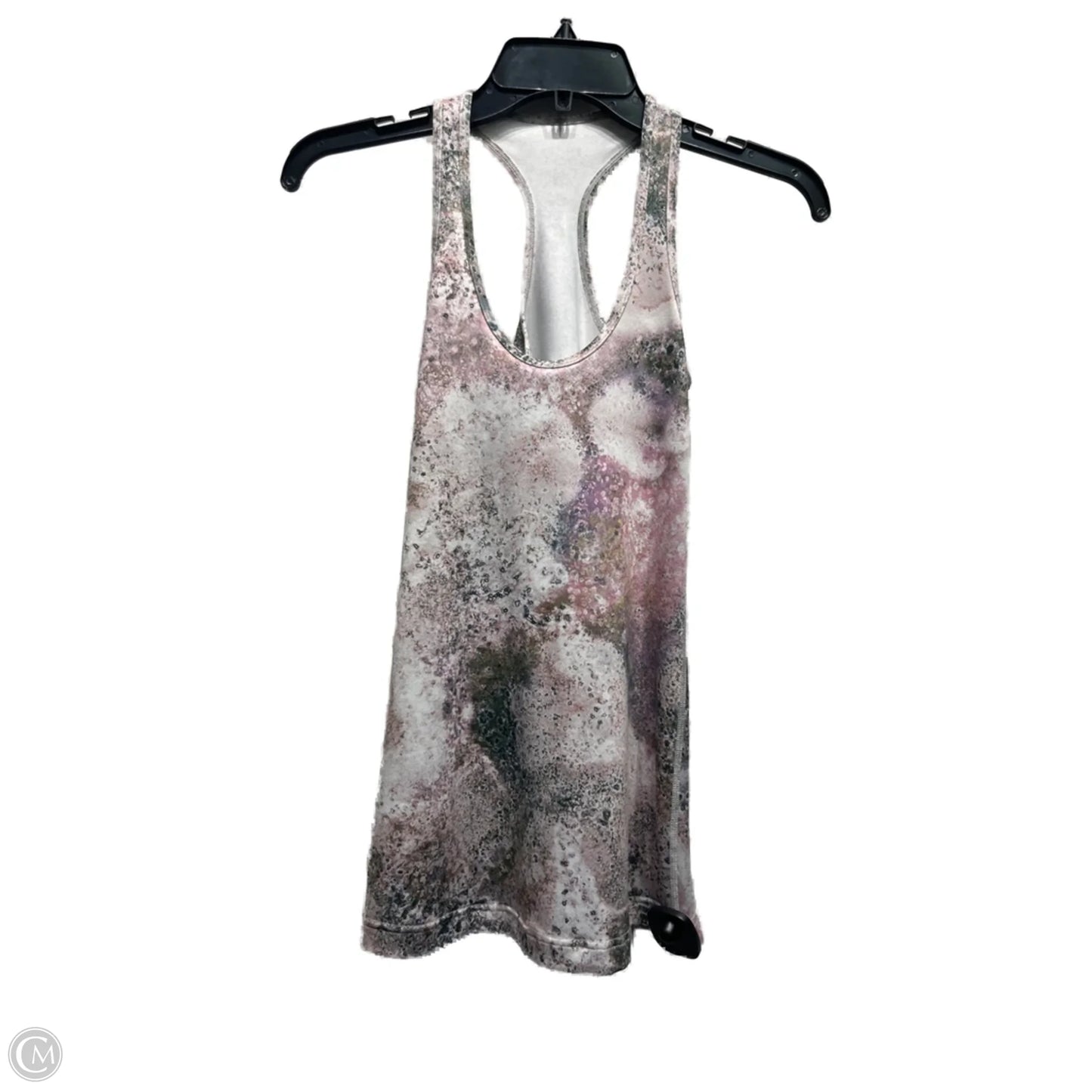 Athletic Tank Top By Lululemon In Green & Purple, Size: S