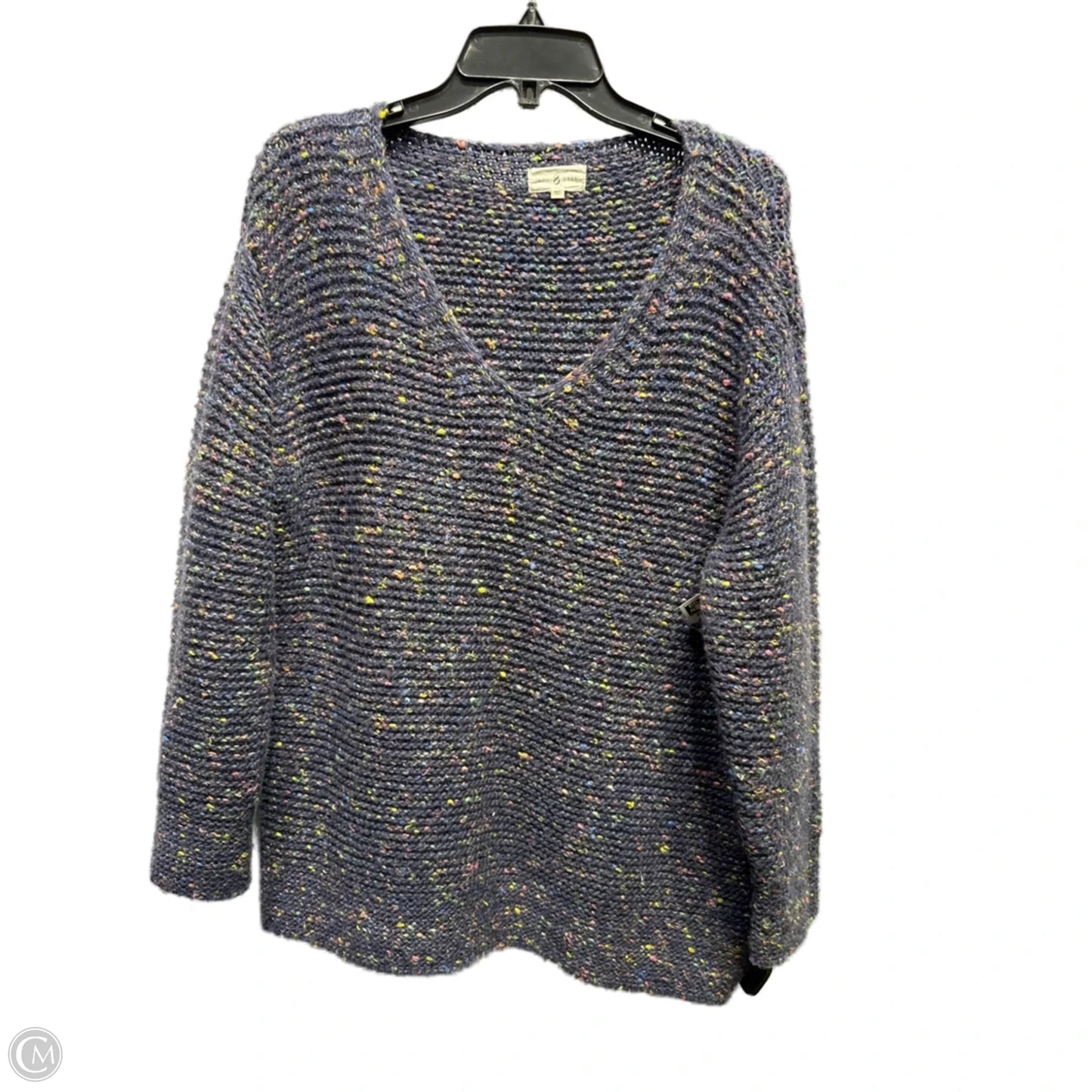 Sweater By Lou And Grey In Blue & Green, Size: M