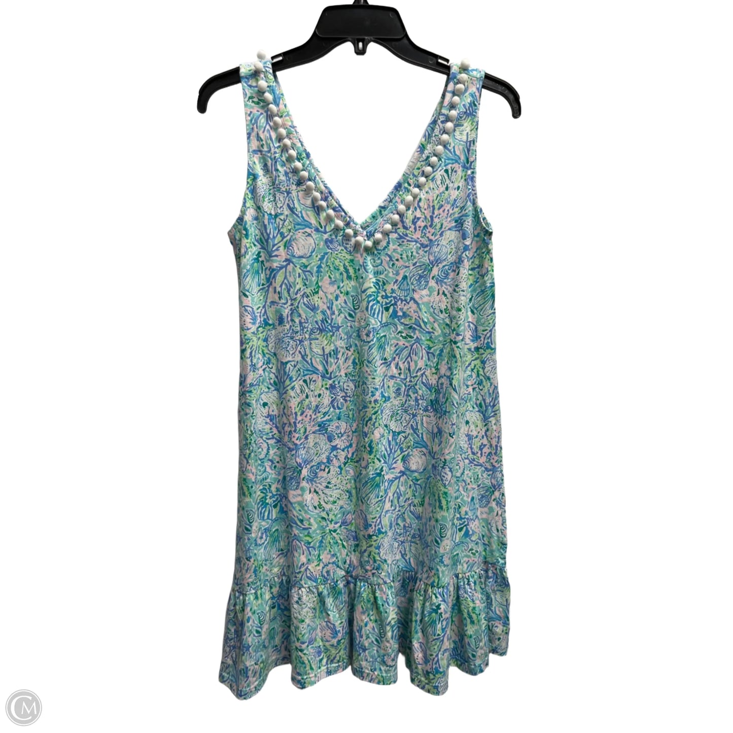 Dress Designer By Lilly Pulitzer In Blue & Green, Size: Xs