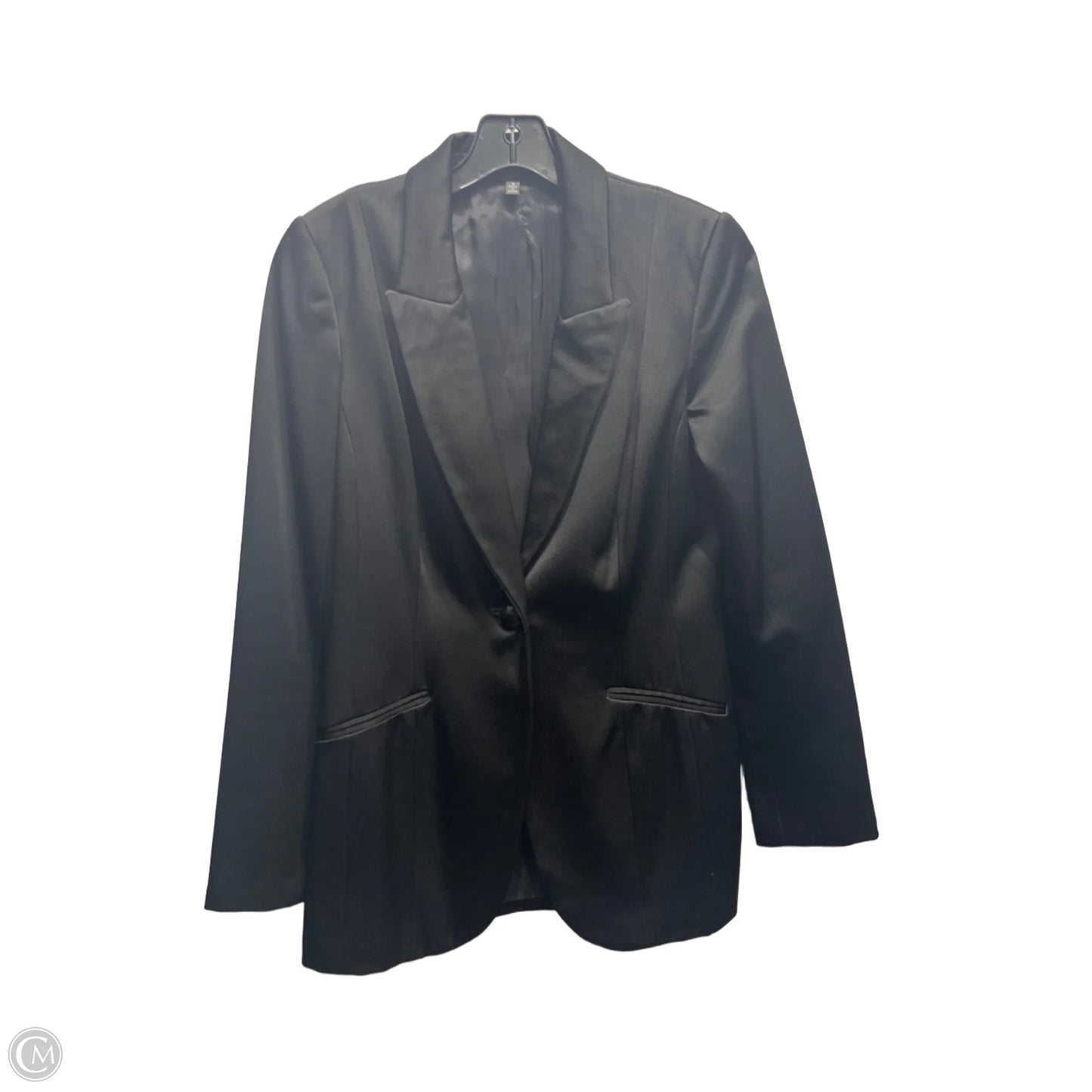 Blazer By Carmen Marc Valvo In Black, Size: M