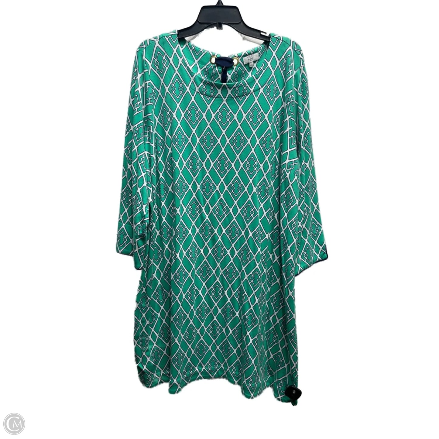 Dress Casual Short By Crown And Ivy In Green, Size: 3x