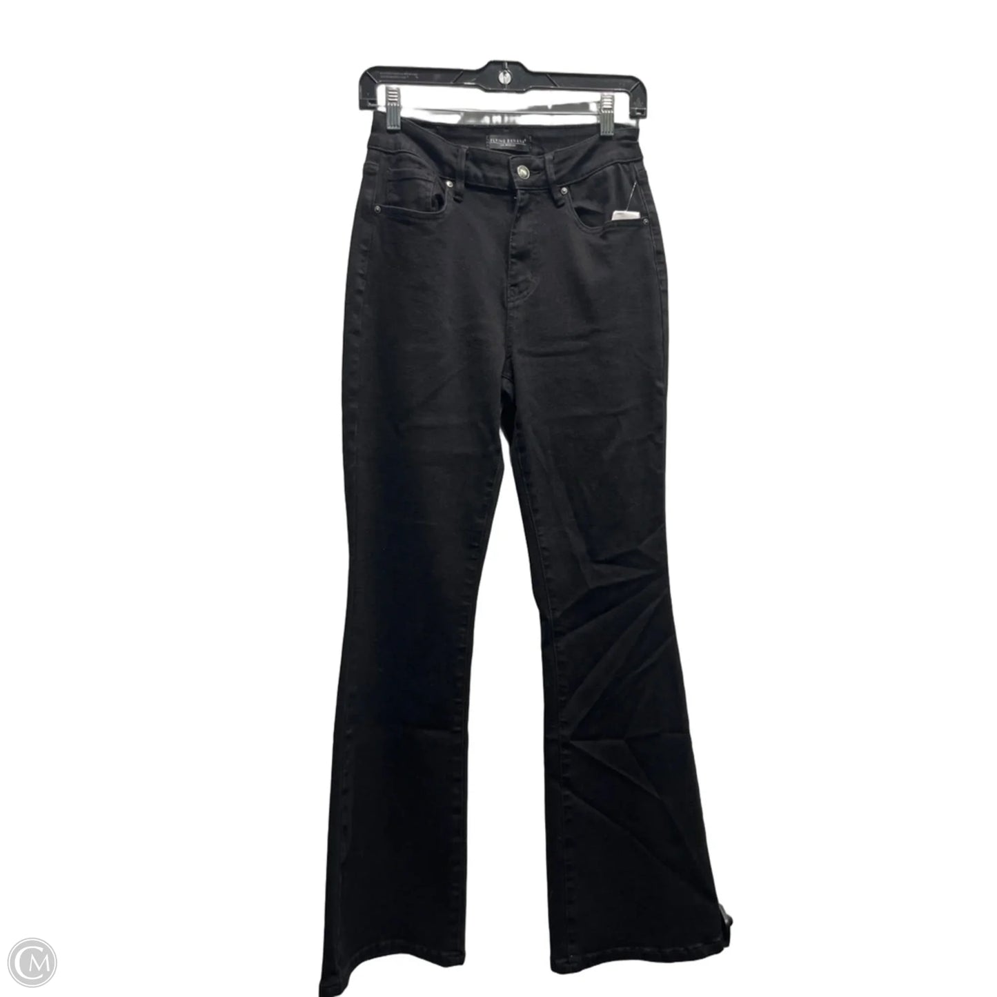 Jeans Flared By Flying Monkey In Black Denim, Size: 6