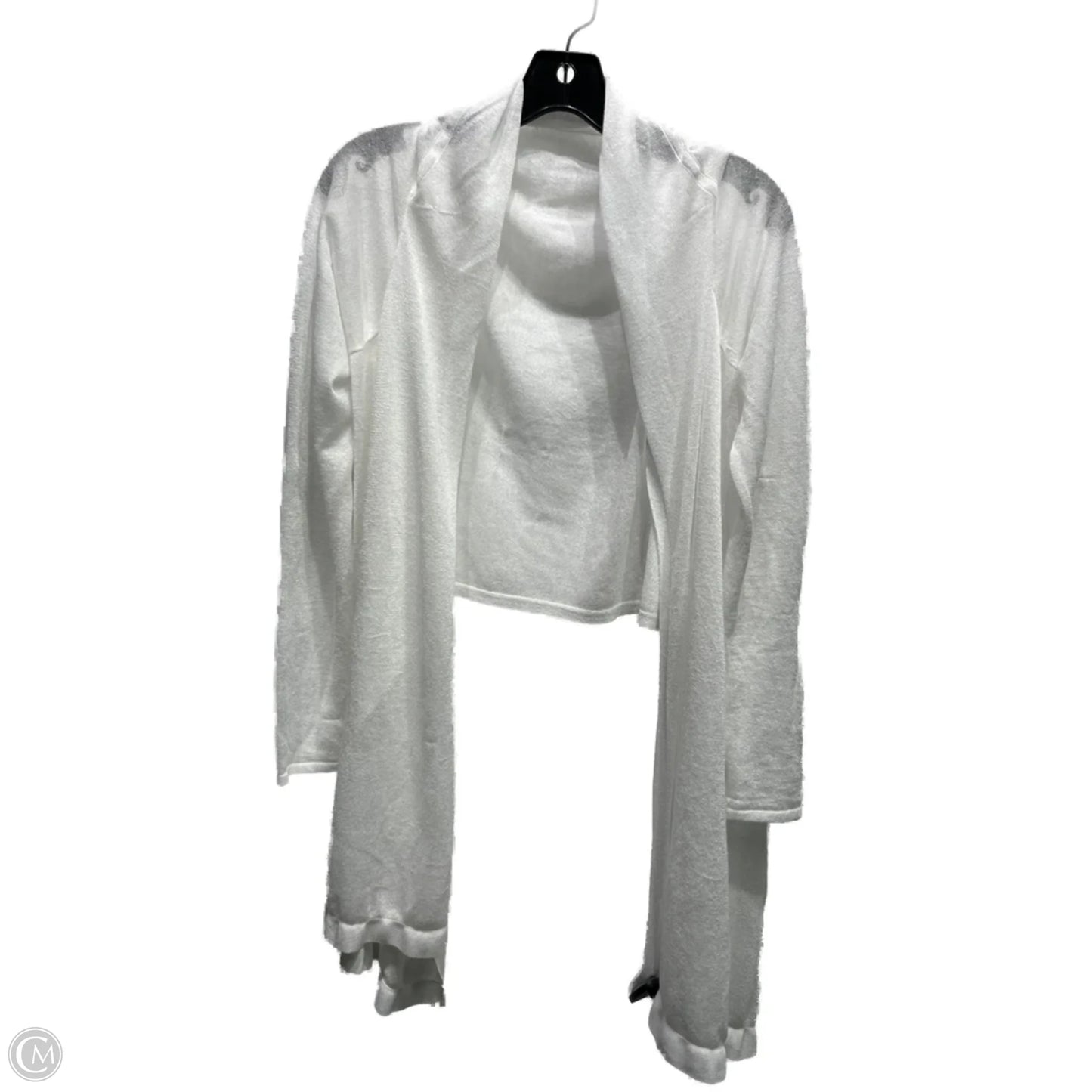 Sweater Cardigan By Clothes Mentor In White, Size: Osfm