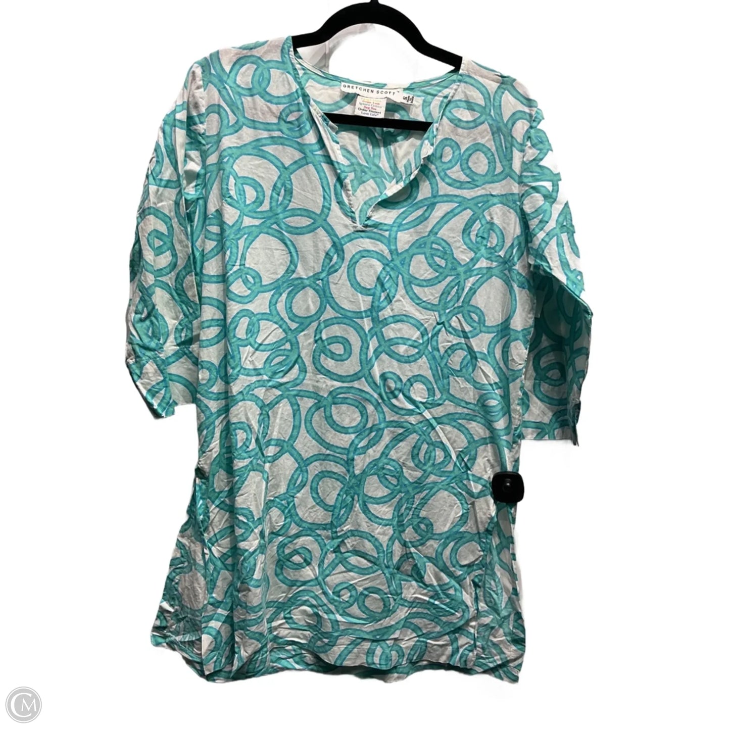 Tunic Long Sleeve By Gretchen Scott In Green, Size: S