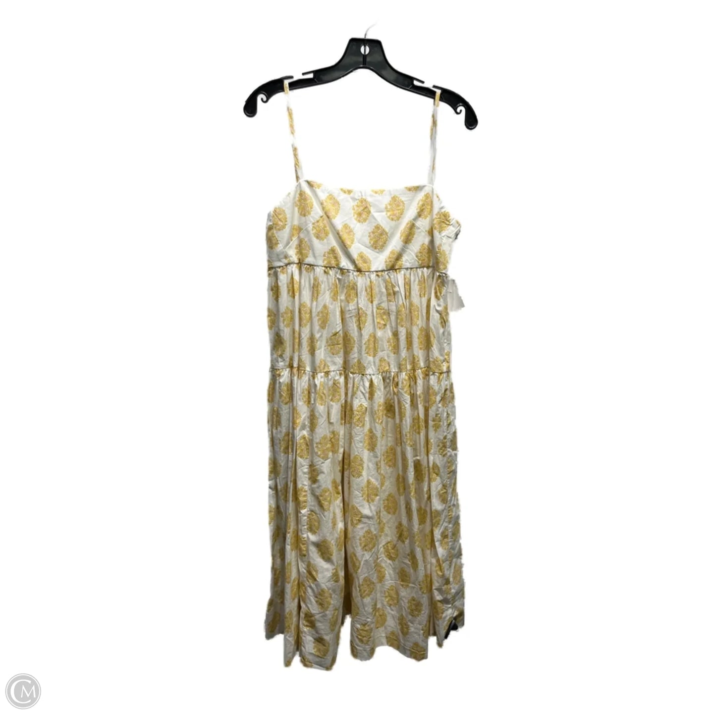 Dress Party Midi By J. Crew In Yellow, Size: S