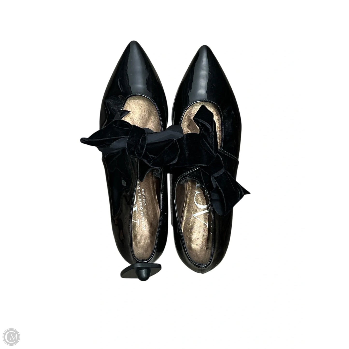 Shoes Flats By Agl In Black, Size: 9.5
