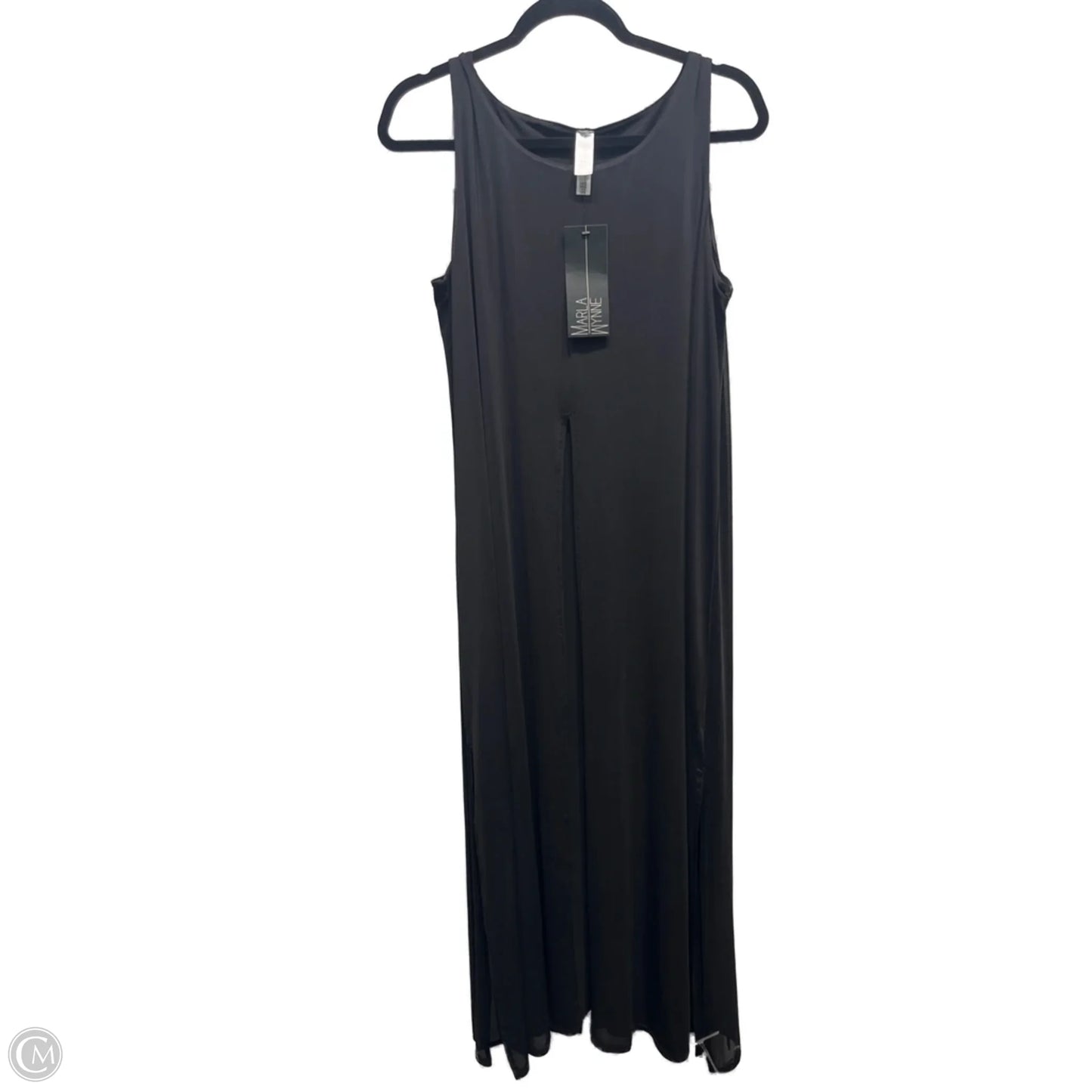 Dress Party Long By Clothes Mentor In Black, Size: L