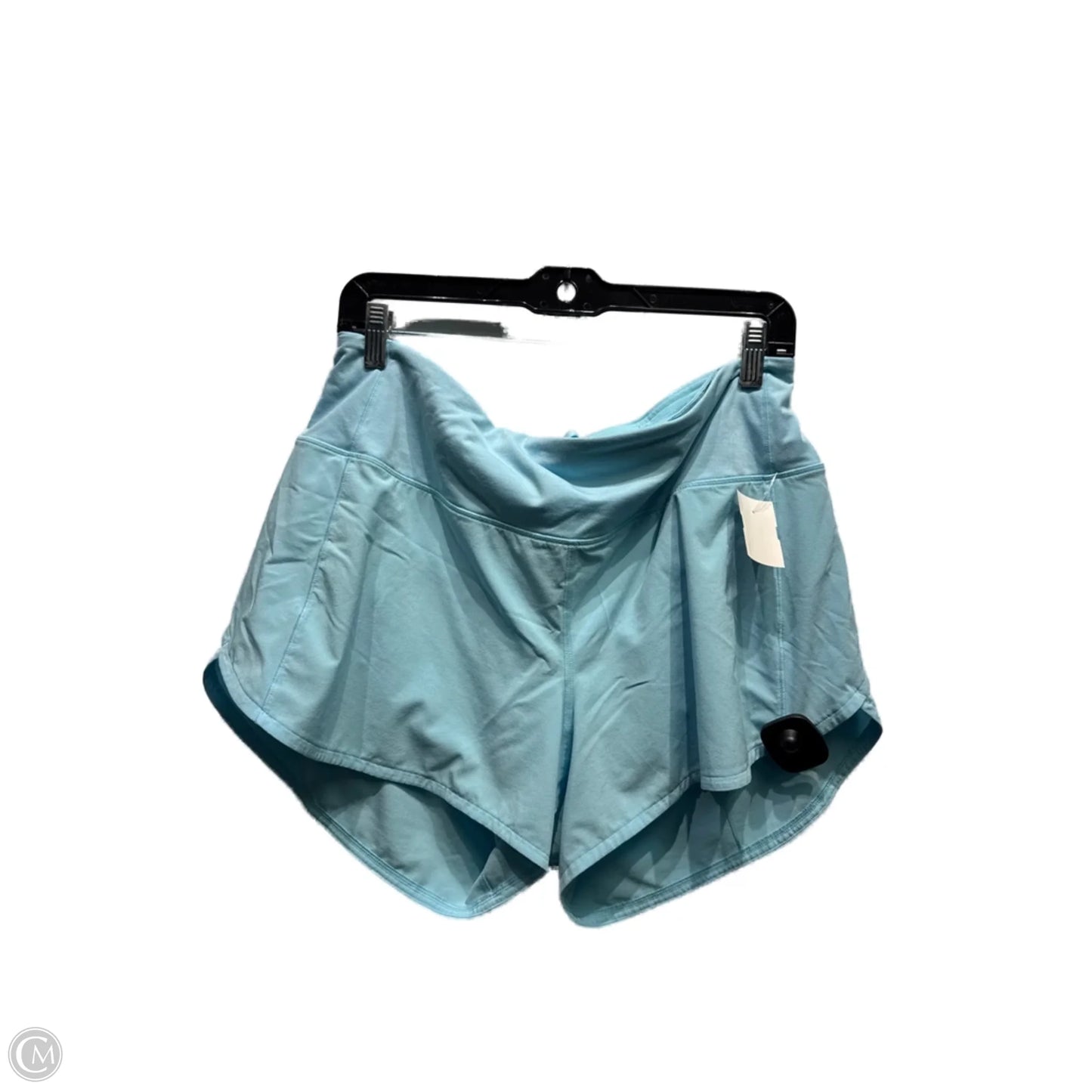 Athletic Shorts By Lululemon In Teal, Size: 12