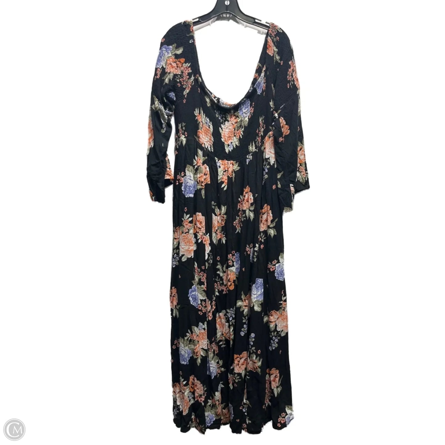 Dress Casual Maxi By Torrid In Black & Orange, Size: 2x