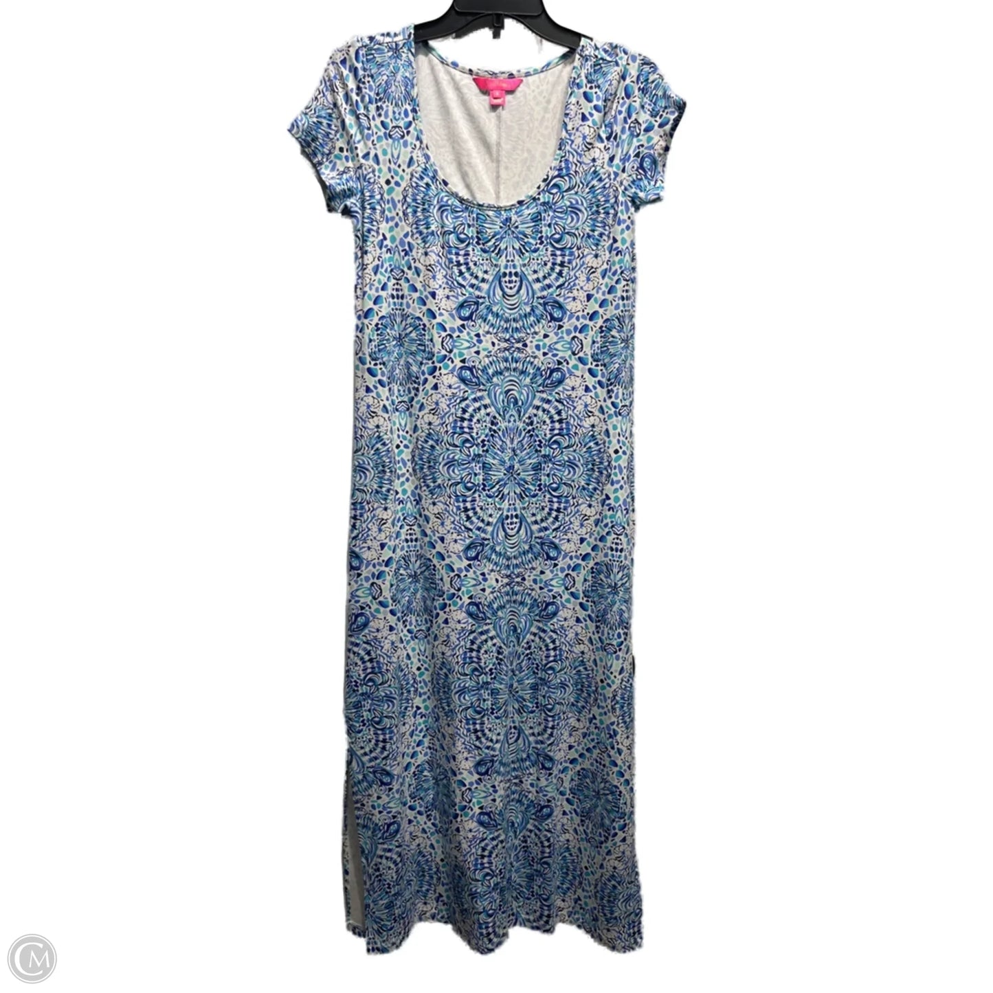 Dress Designer By Lilly Pulitzer In Blue & Green, Size: S