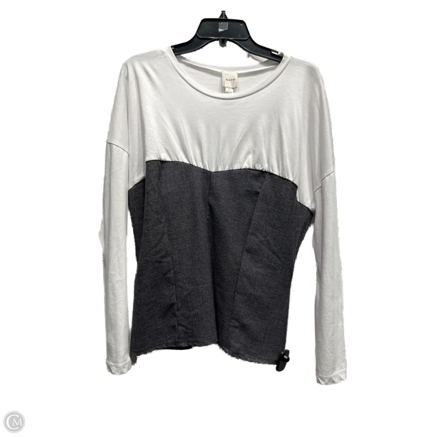 Top Long Sleeve By Maeve In Grey, Size: Xl