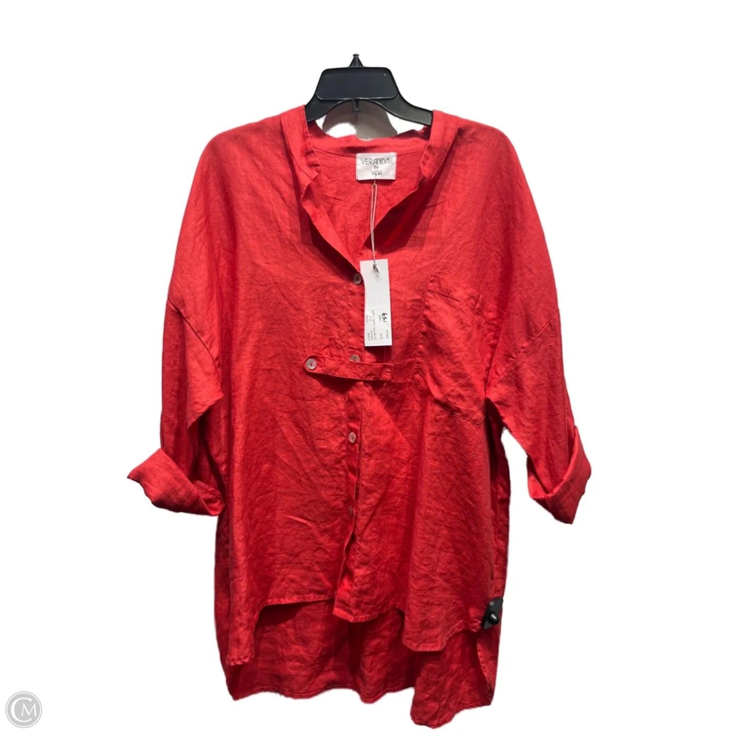 Tunic Long Sleeve By verangah by vina In Red, Size: L