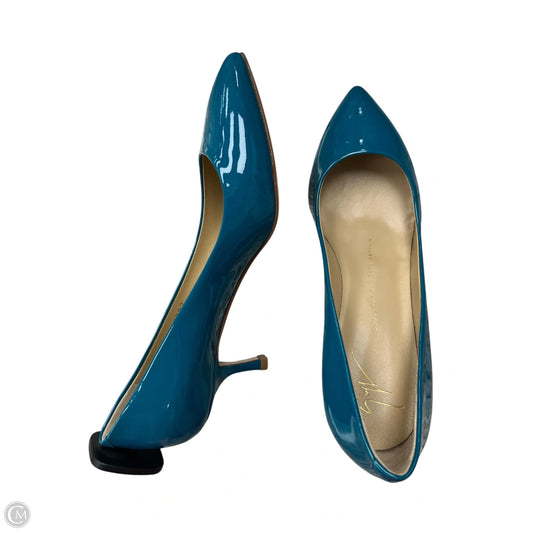 Shoes Designer By Giuseppe Zanotti In Teal, Size: 7