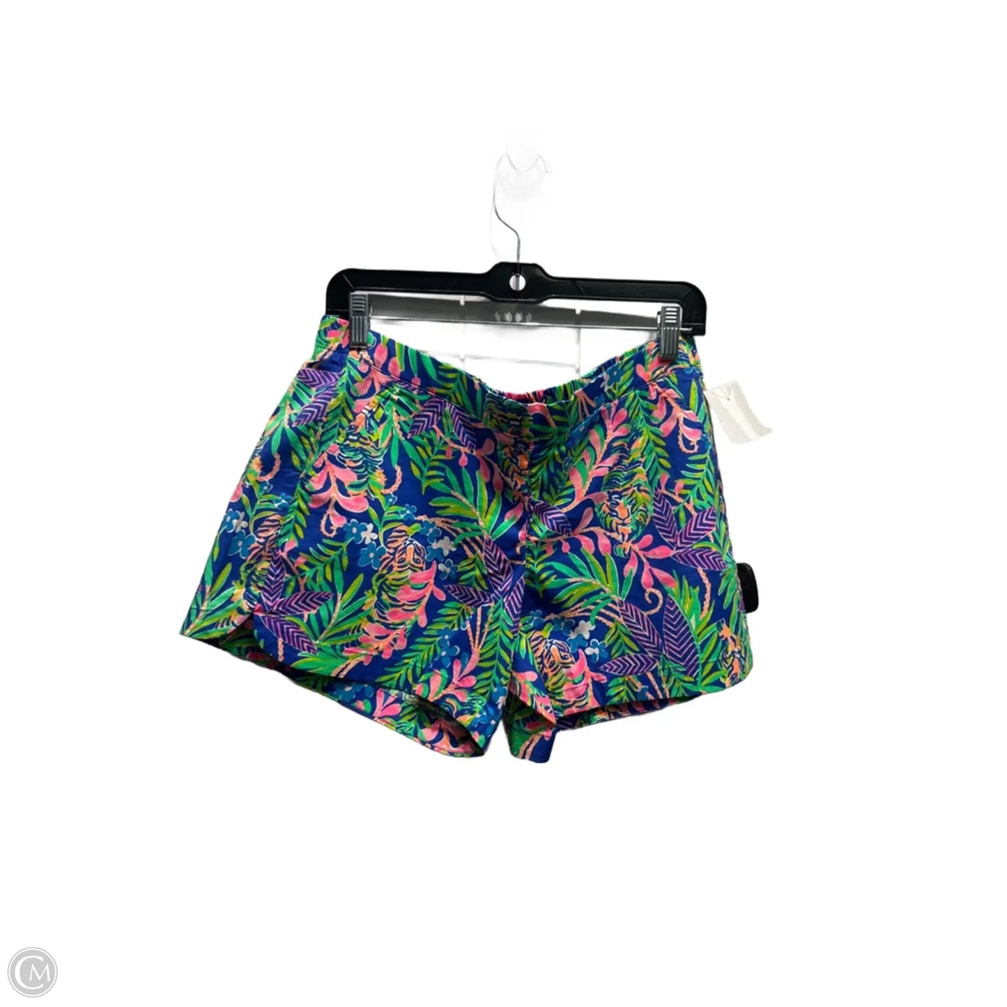Shorts Designer By Lilly Pulitzer In Blue & Green, Size: M