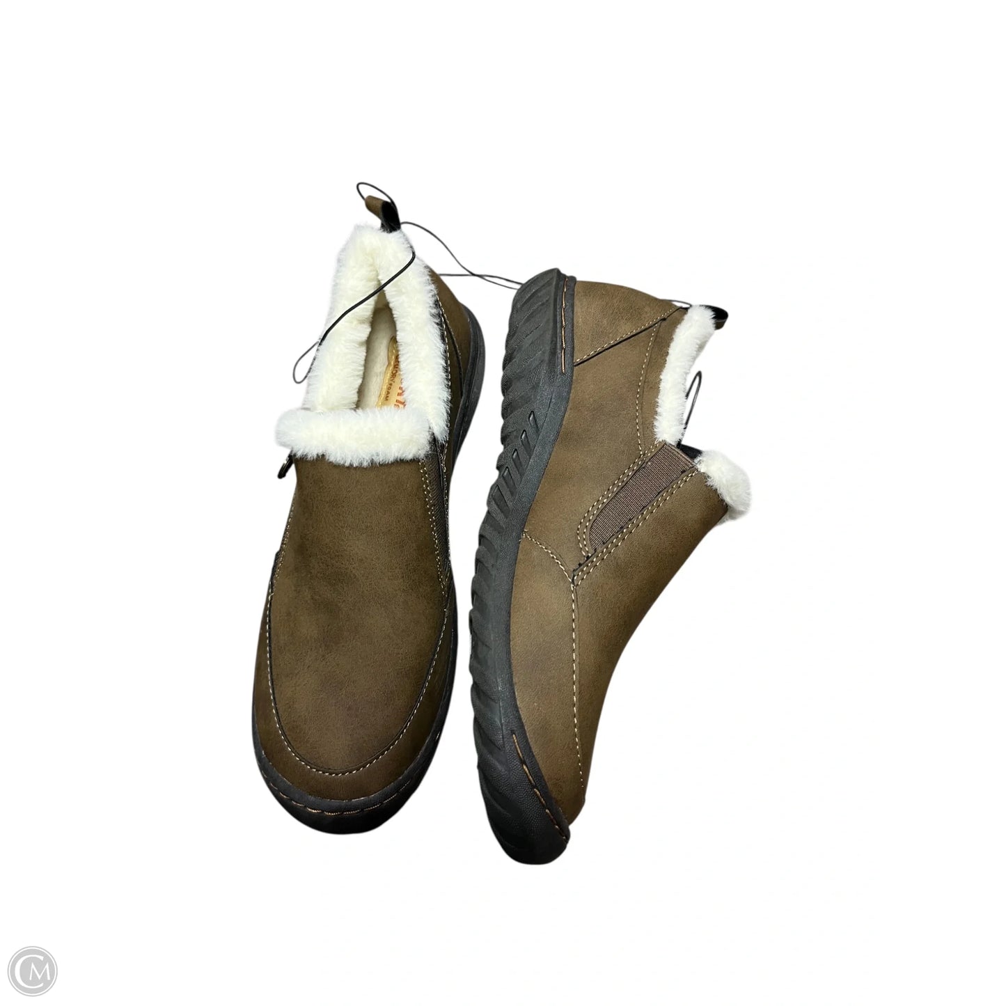 Shoes Flats By j sport In Brown, Size: 7