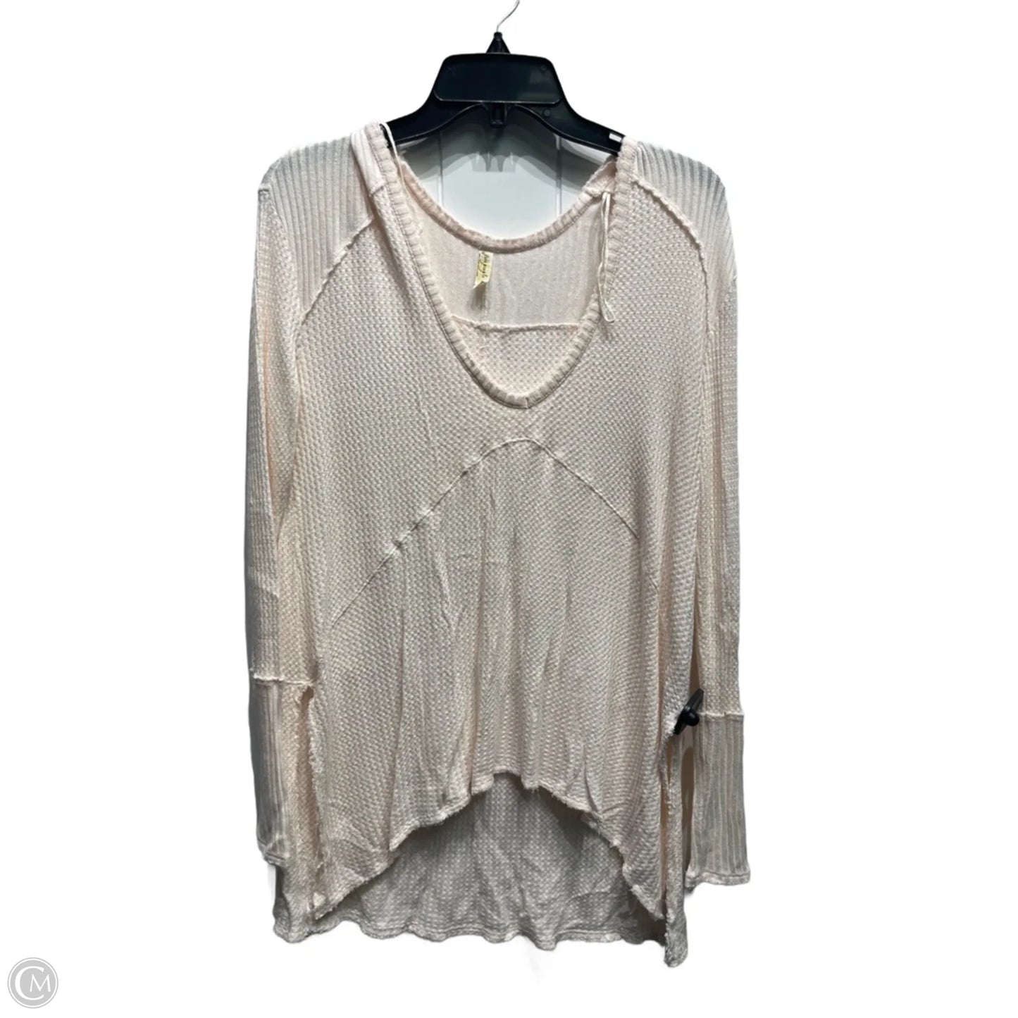Top Long Sleeve By Free People In Pink, Size: Xs