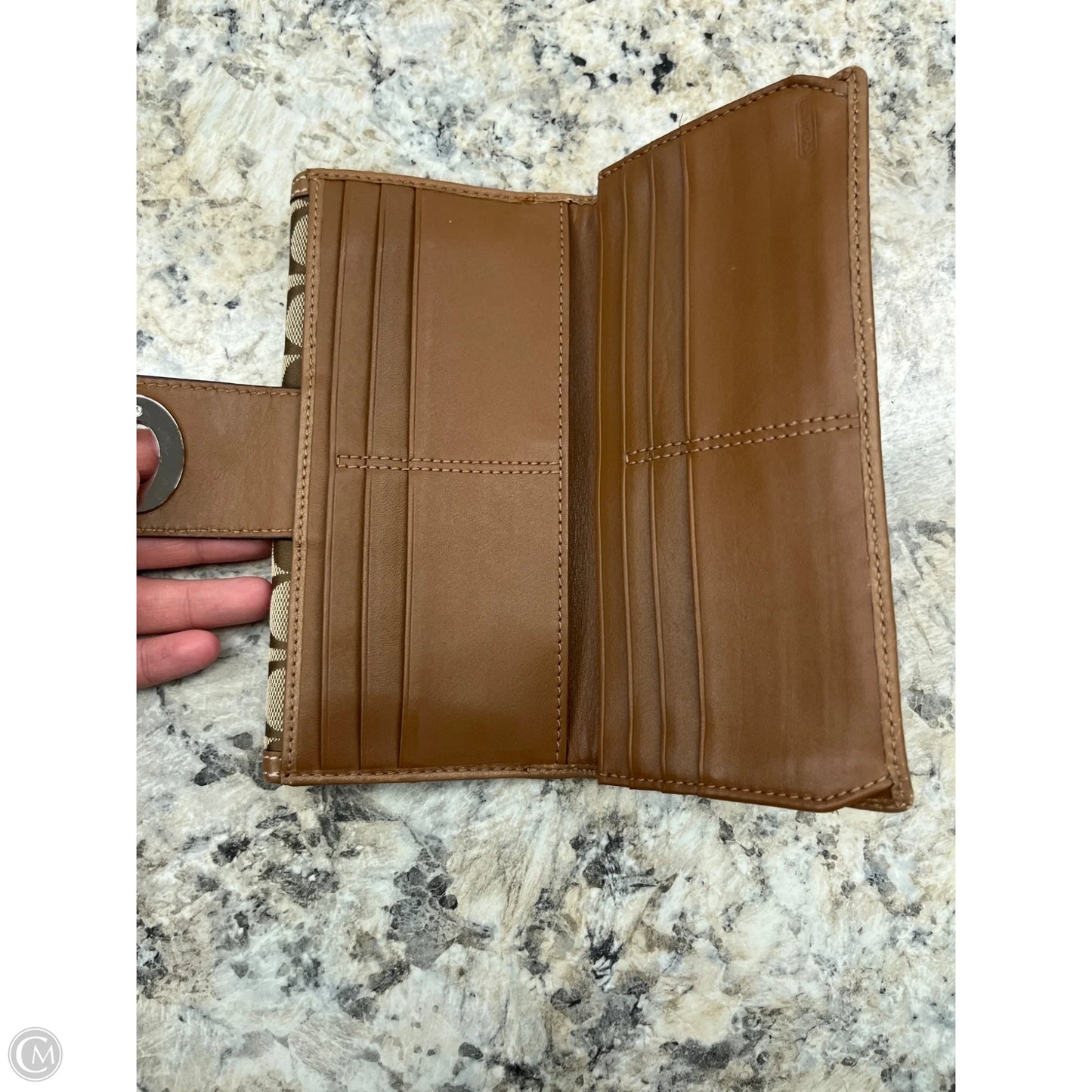Wallet Designer By Coach, Size: Large