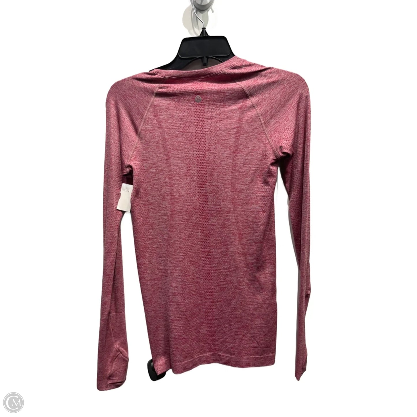 Athletic Top Long Sleeve Crewneck By Lululemon In Pink, Size: S
