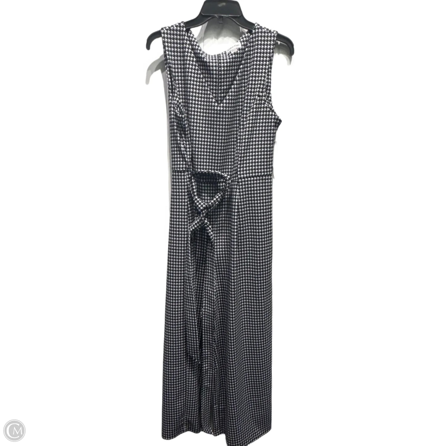 Jumpsuit By Calvin Klein In Black & White, Size: L