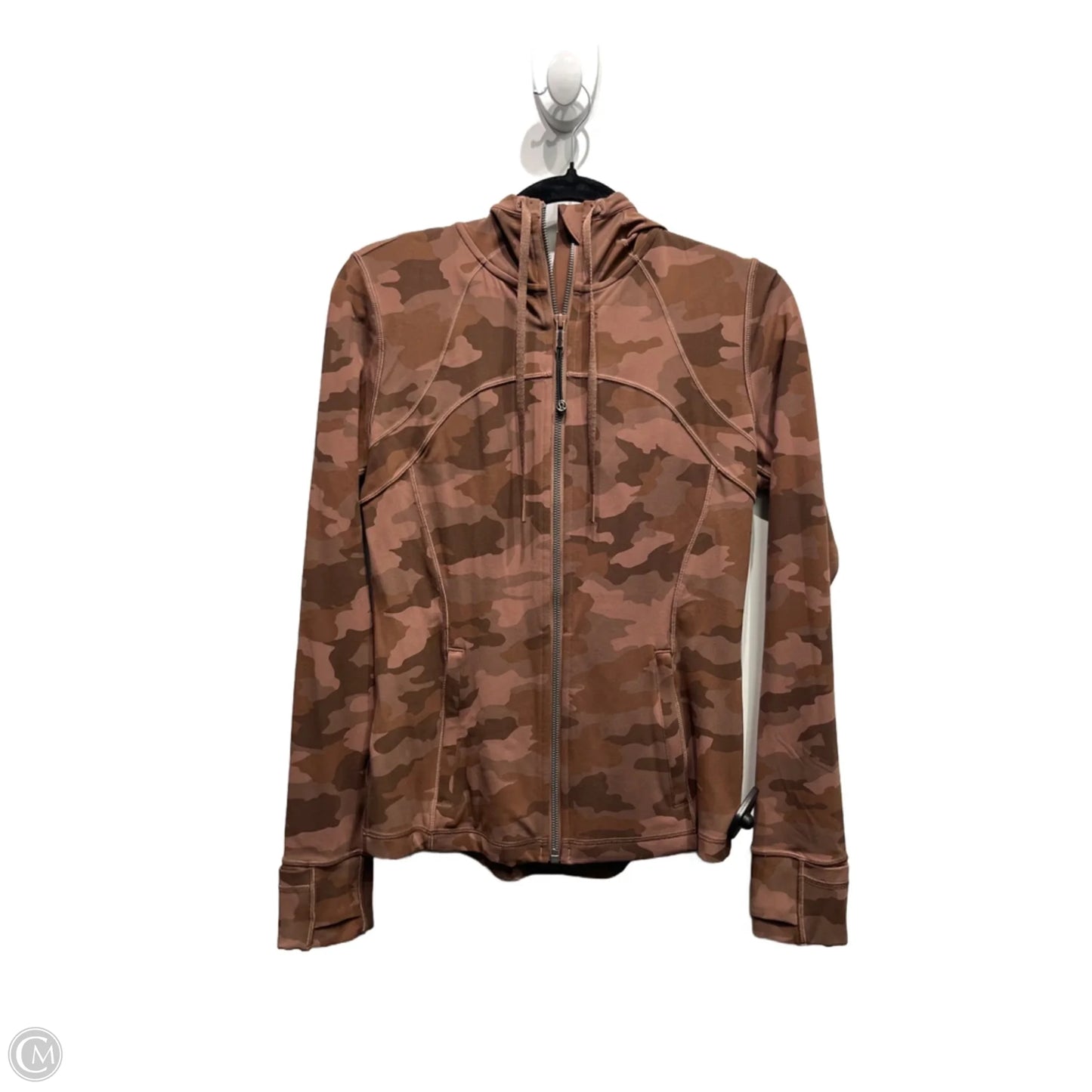 Athletic Jacket By Lululemon In Brown, Size: 8