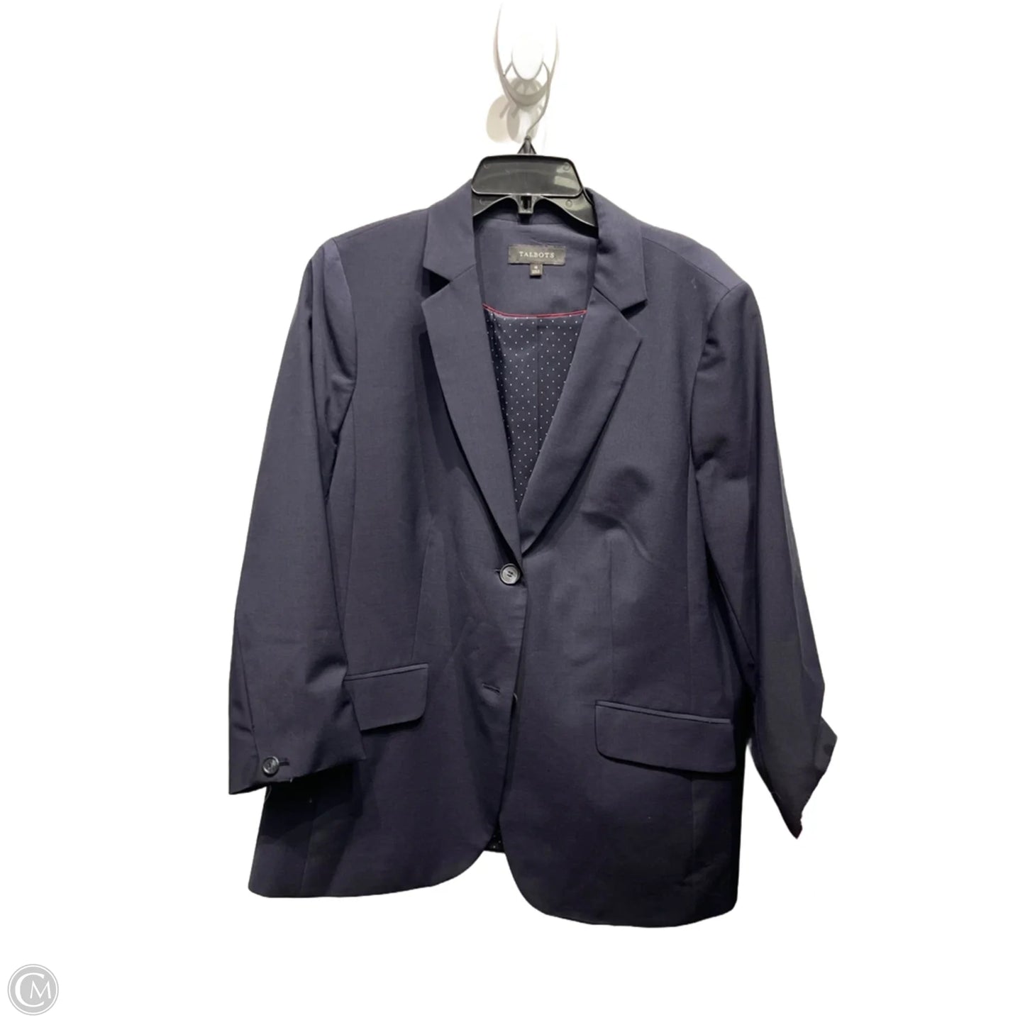Blazer By Talbots In Navy, Size: Xl