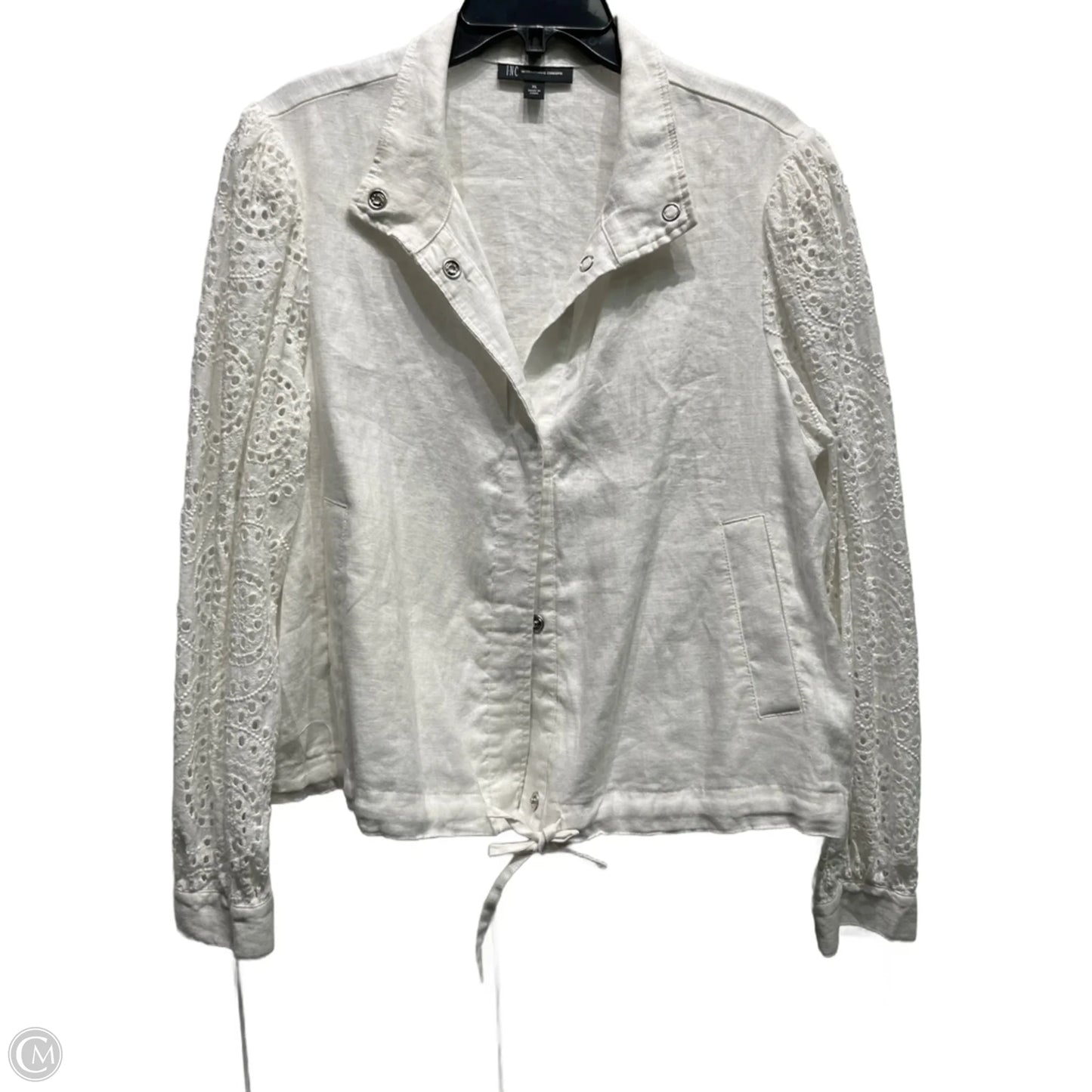 Jacket Other By Inc In White, Size: Xl