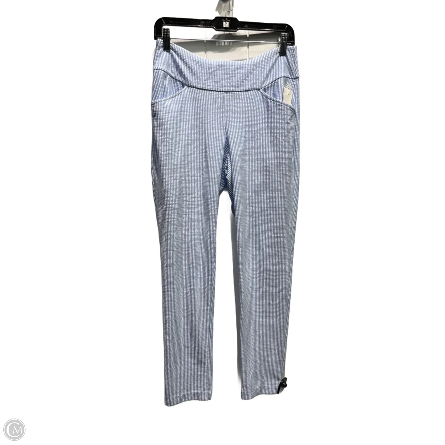 Pants Designer By Lilly Pulitzer In Blue & White, Size: M