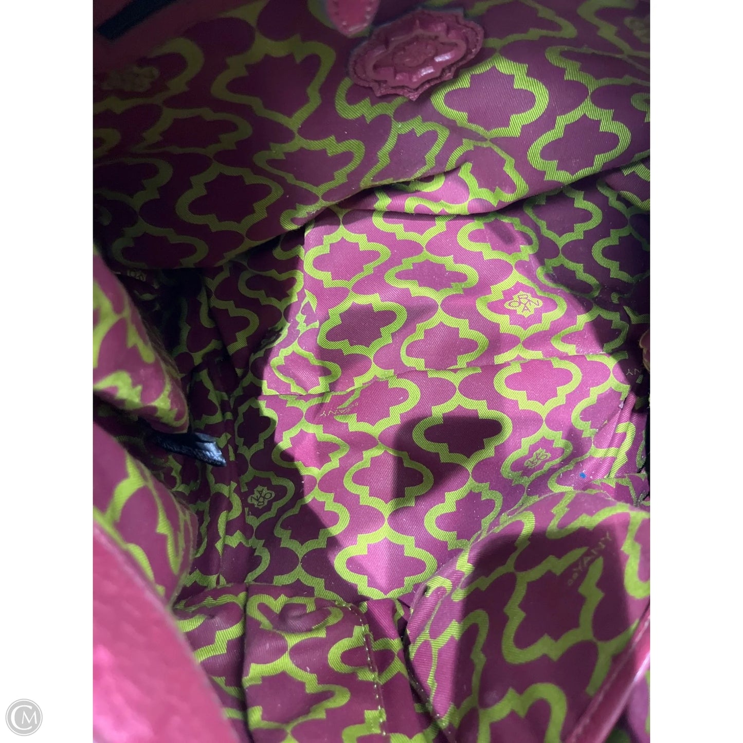 Handbag Leather By Oryany, Size: Large