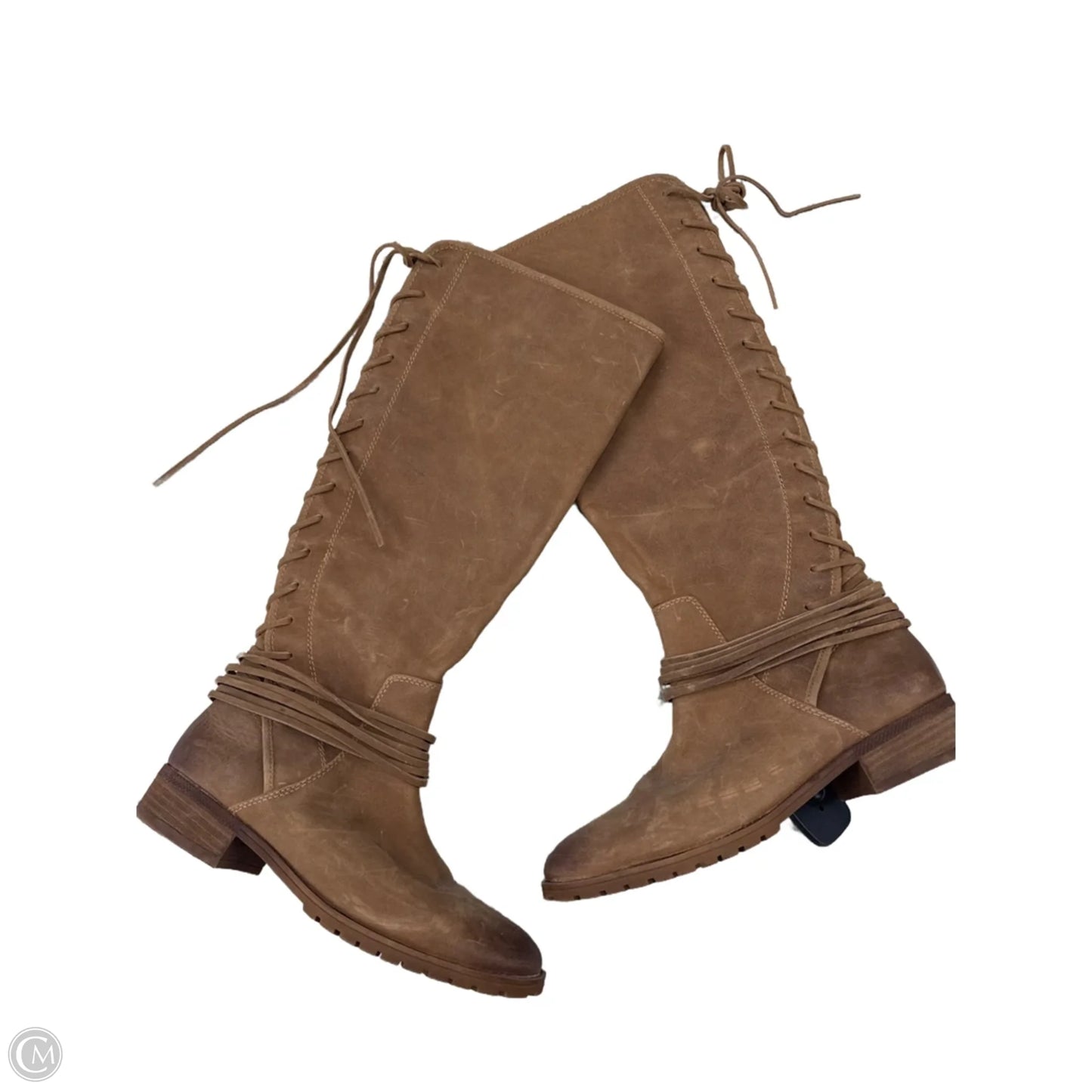 Boots Knee Flats By Arturo Chiang In Brown, Size: 9